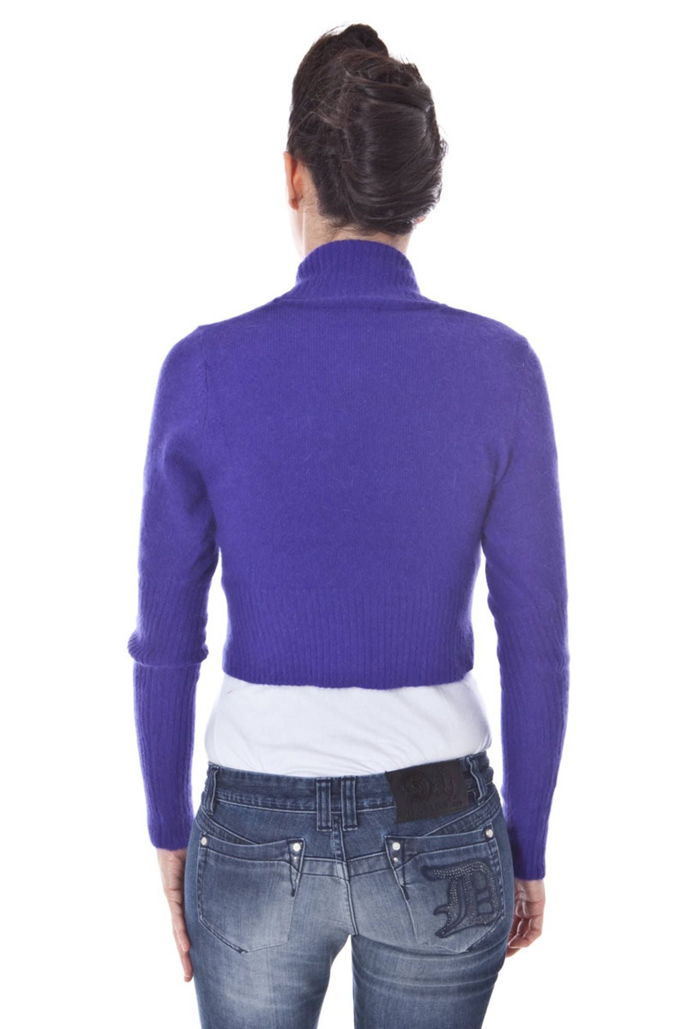 DATCH SHRUG LONG SLEEVES PURPLE WOMAN