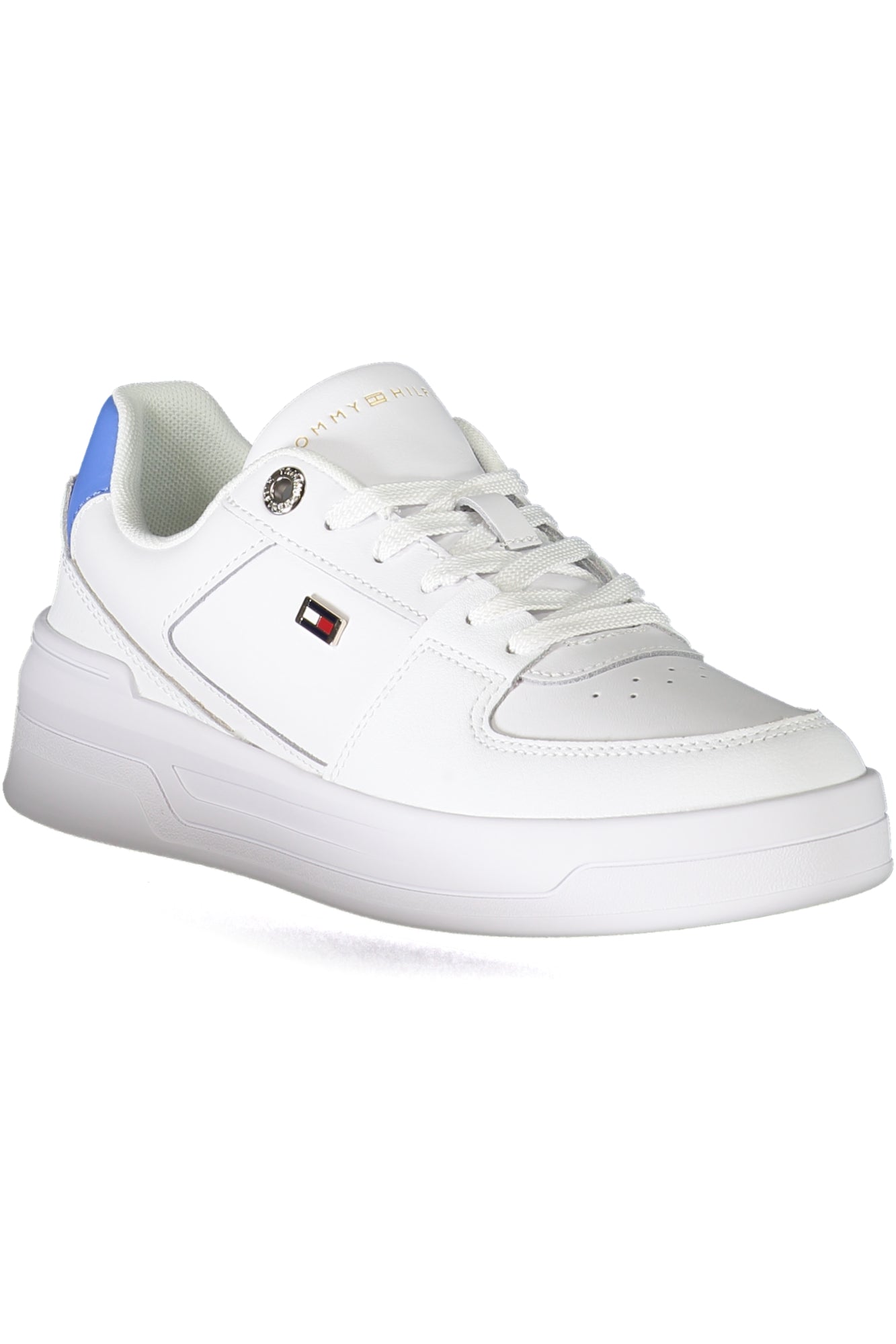 TOMMY HILFIGER WHITE WOMEN'S SPORTS SHOES