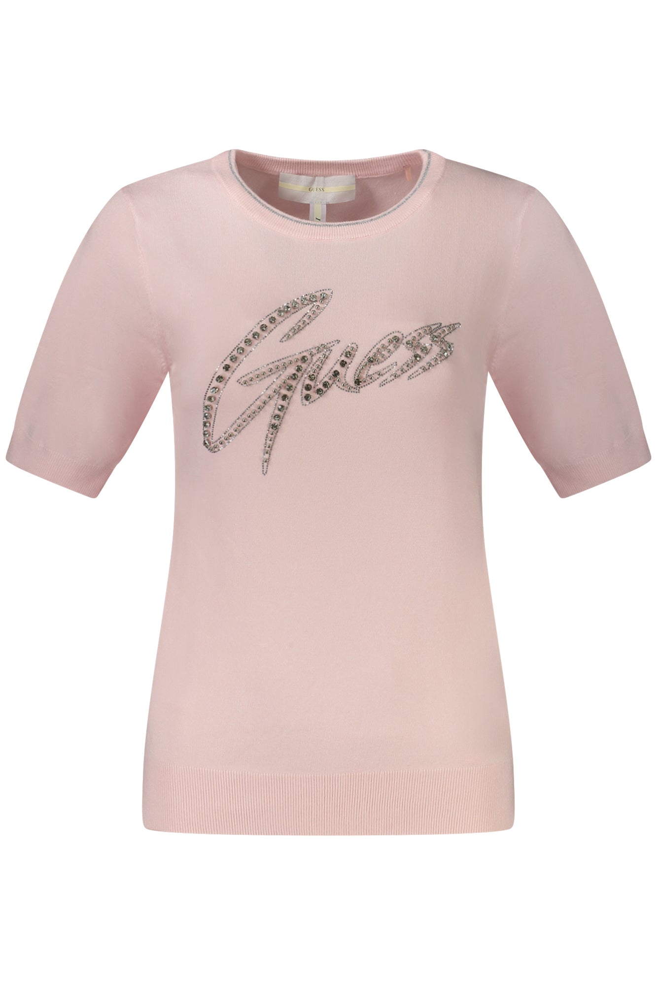 GUESS JEANS WOMEN'S PINK SWEATER