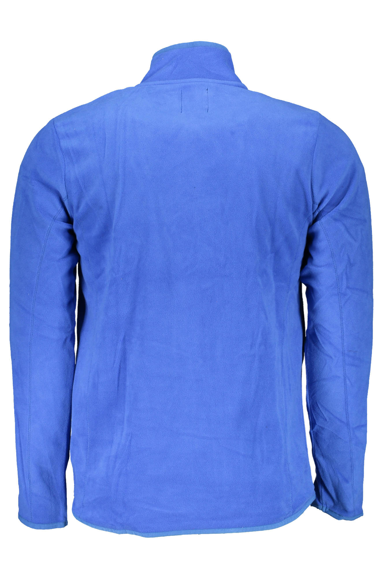 GIAN MARCO VENTURI MEN'S BLUE ZIP-UP SWEATSHIRT