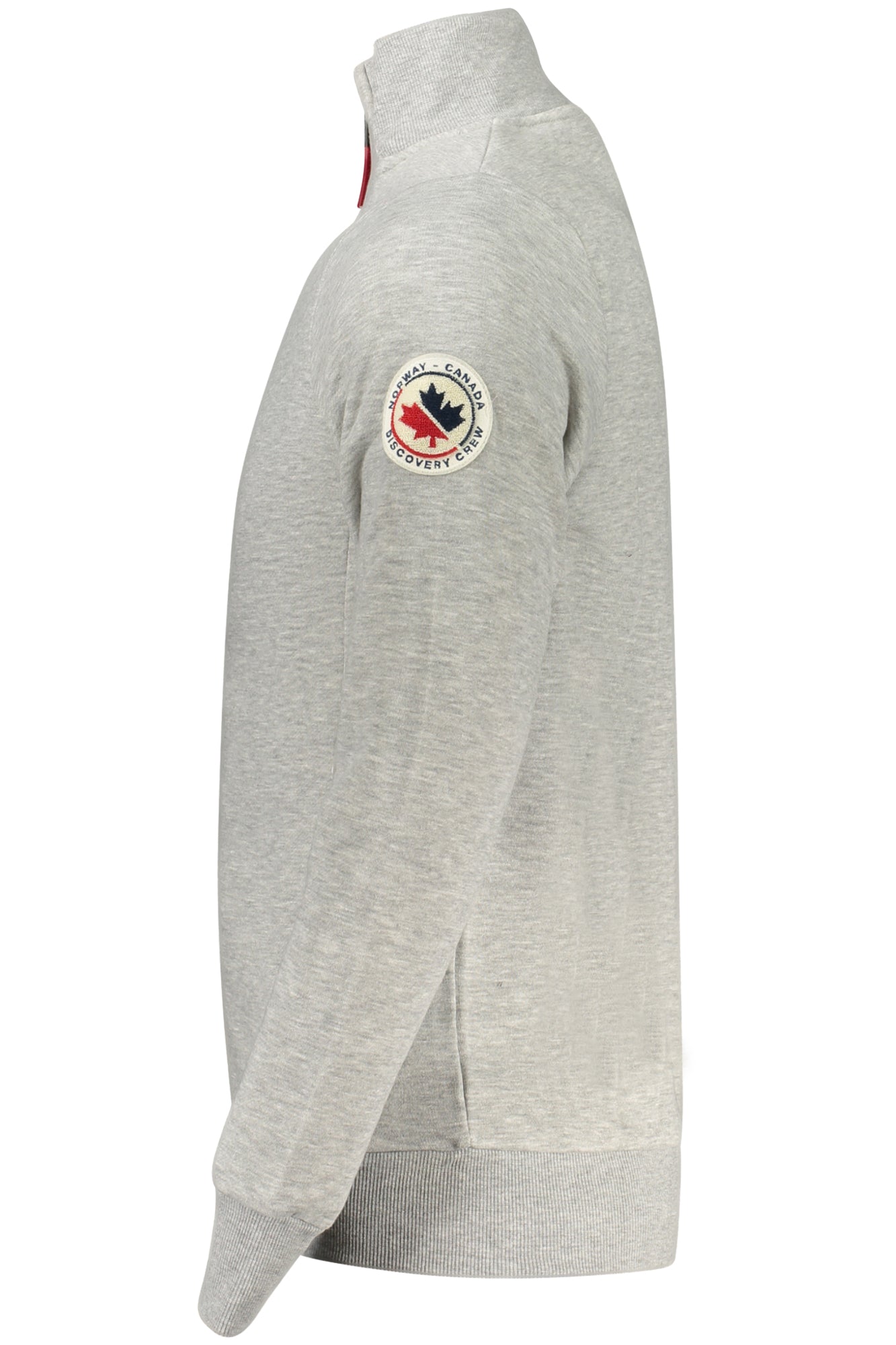 NORWAY 1963 MEN'S GRAY ZIP-UP SWEATSHIRT