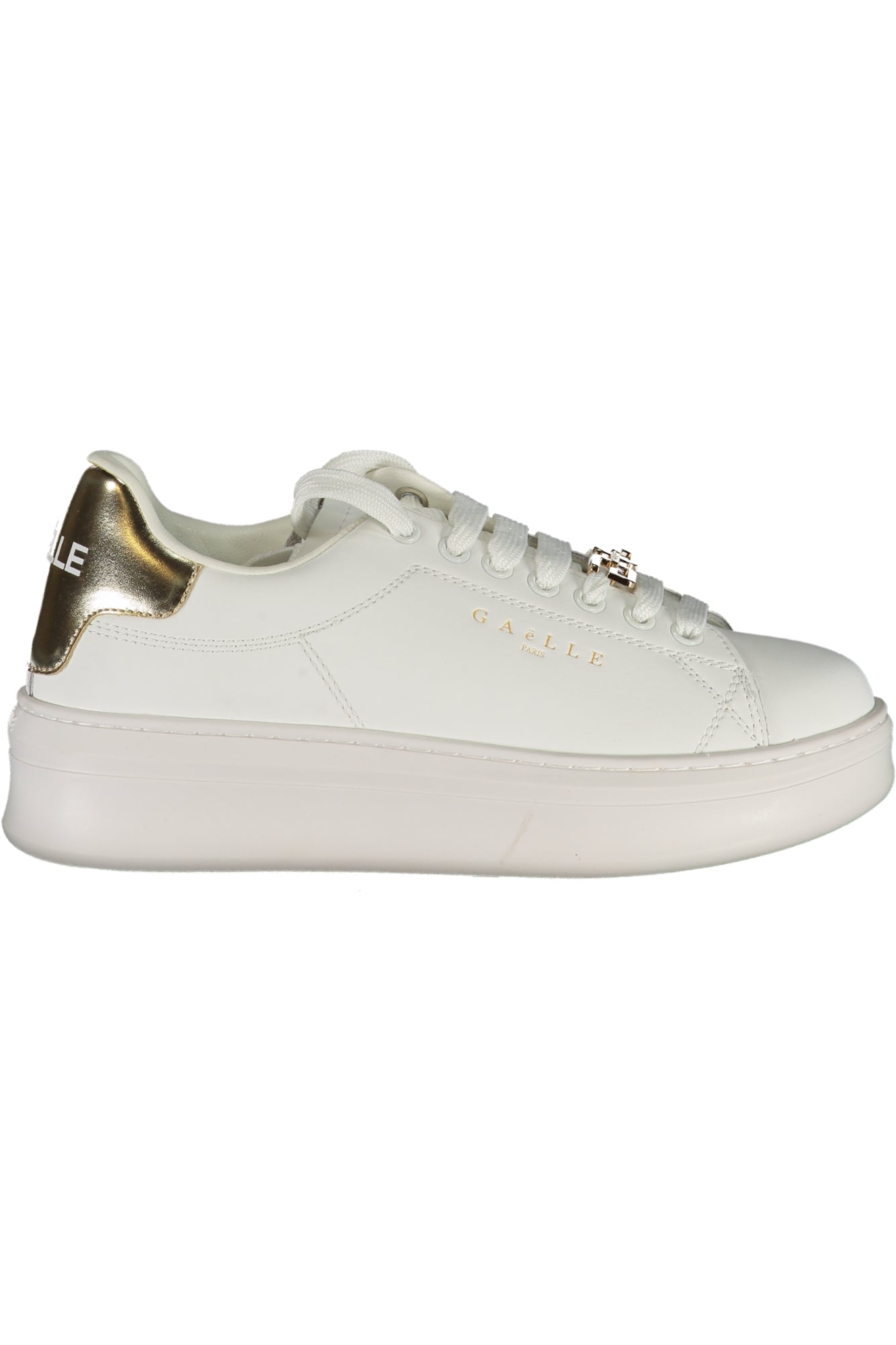 GAELLE PARIS WHITE WOMEN'S SPORTS SHOES