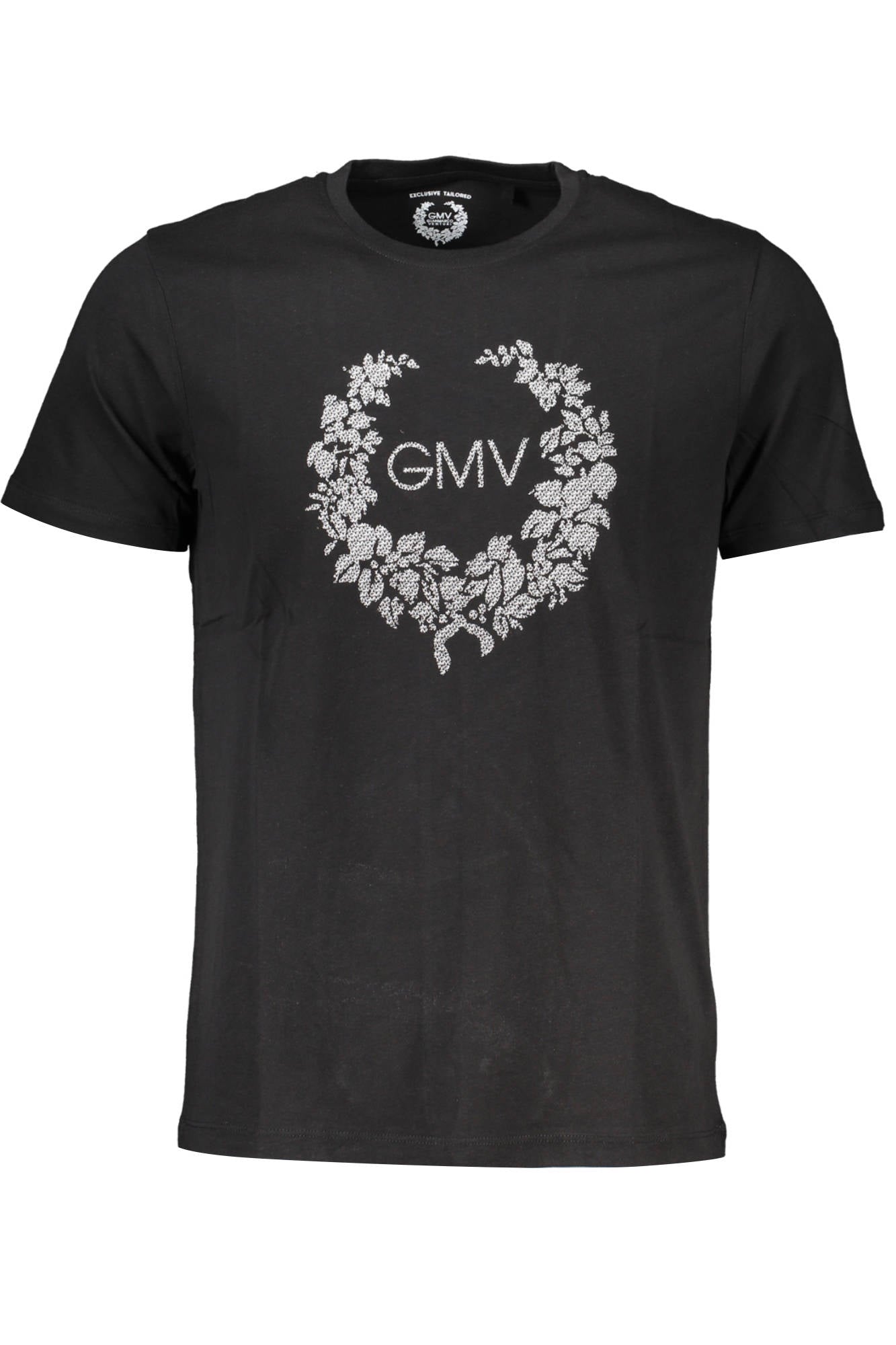 GIAN MARCO VENTURI MEN'S SHORT SLEEVE T-SHIRT BLACK