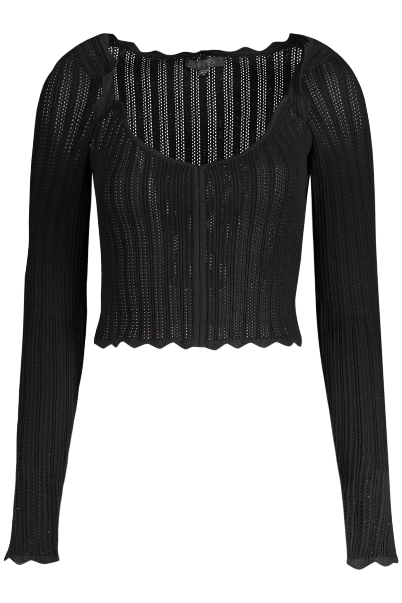 GUESS JEANS WOMEN'S BLACK SWEATER