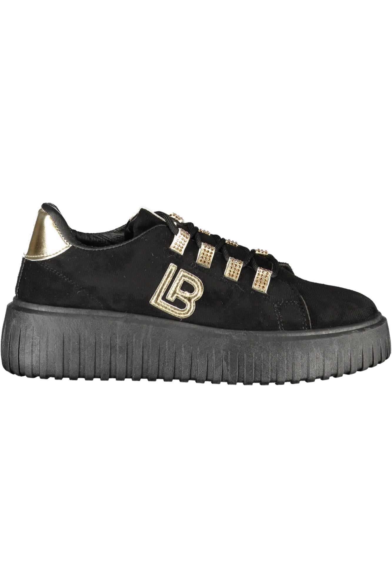 LAURA BIAGIOTTI WOMEN'S BLACK SPORTS SHOES