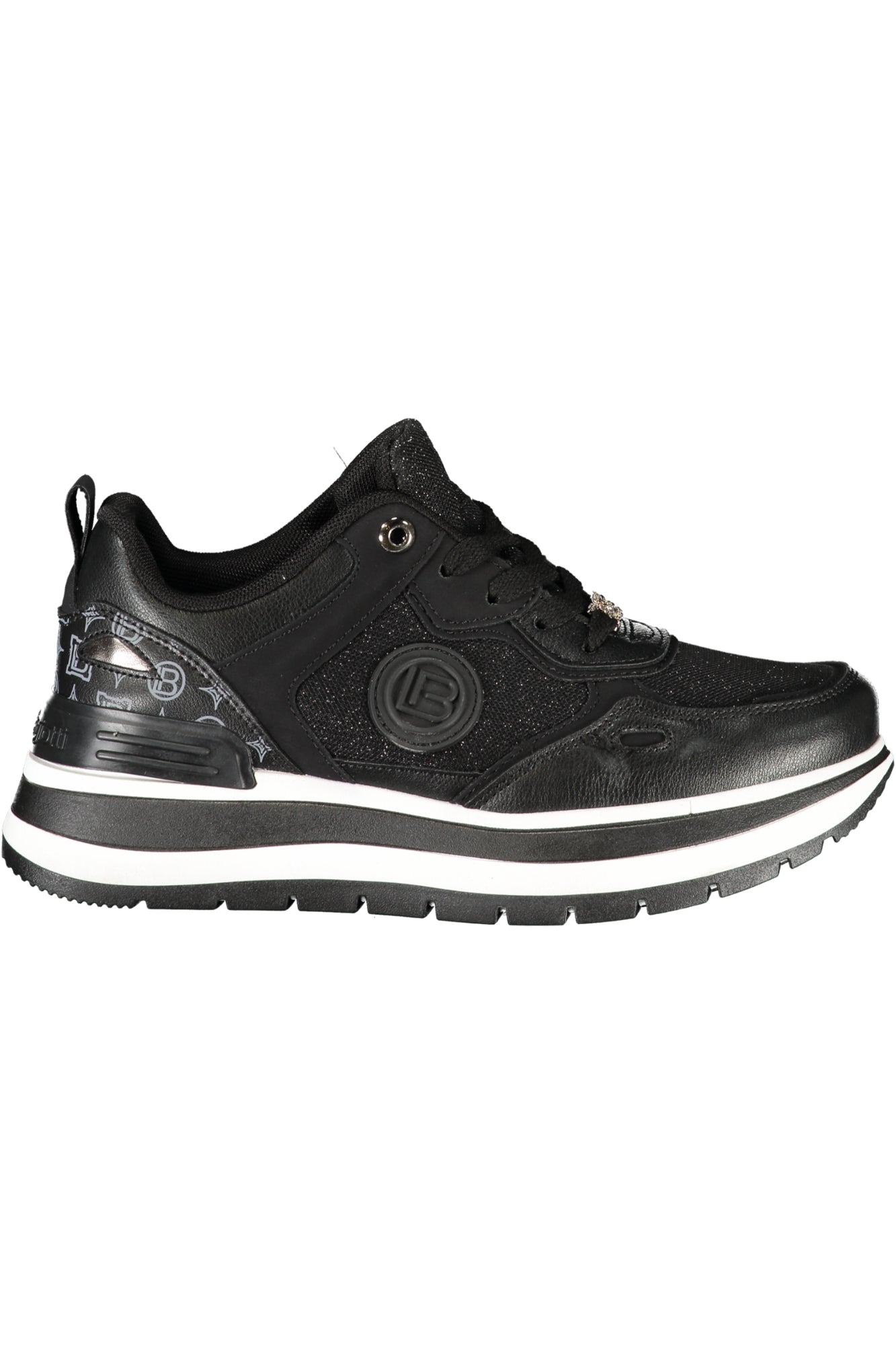 LAURA BIAGIOTTI WOMEN'S BLACK SPORTS SHOES