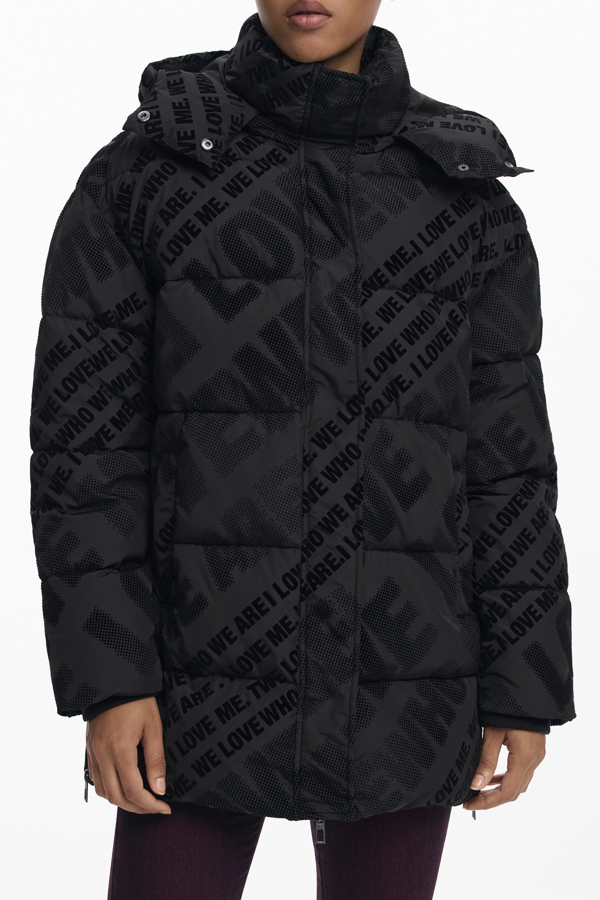 DESIGUAL WOMEN'S BLACK JACKET