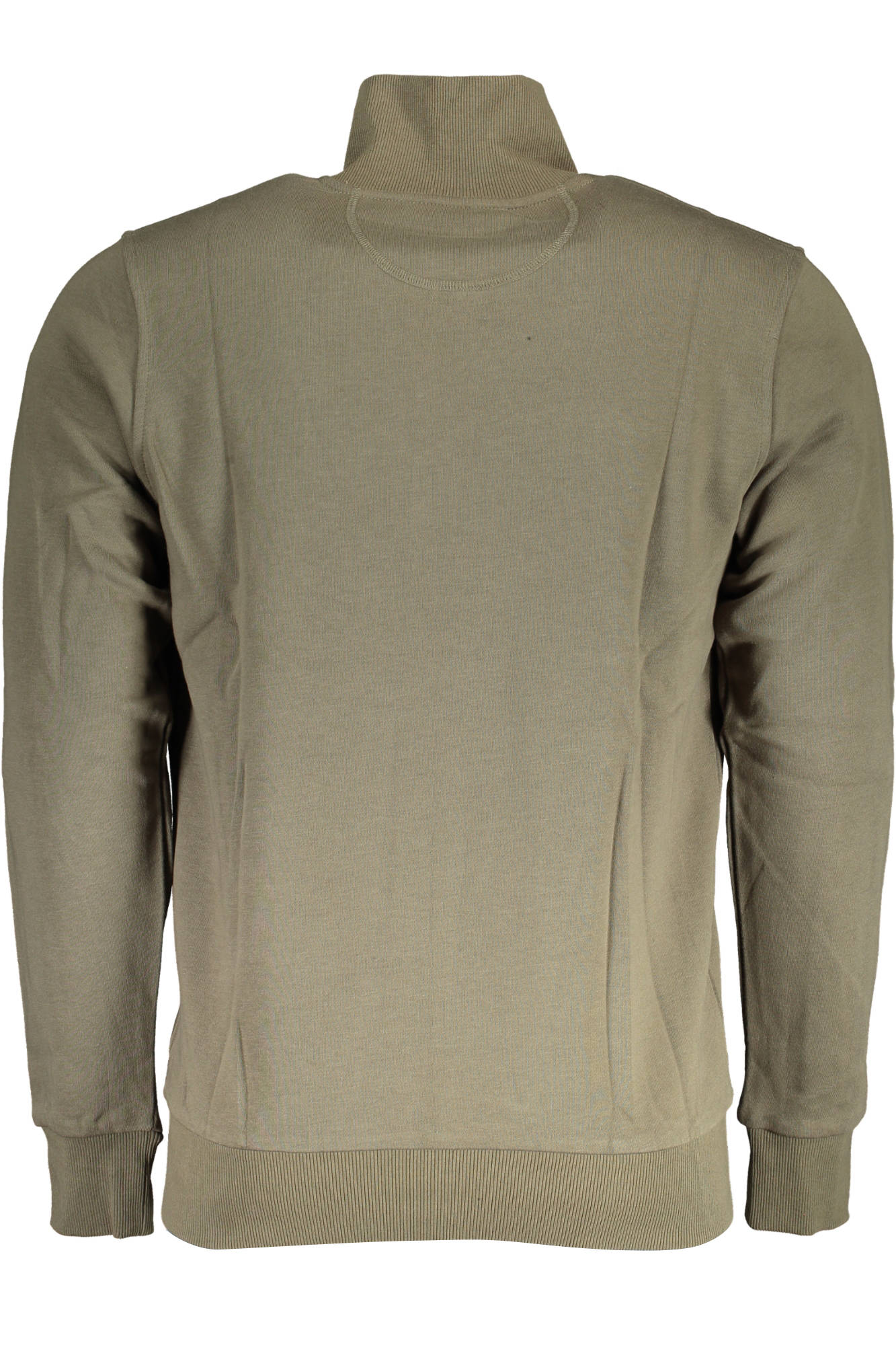 LA MARTINA MEN'S GREEN ZIPPED SWEATSHIRT