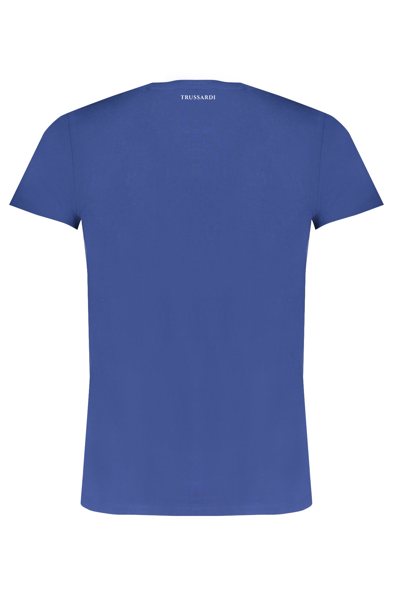 TRUSSARDI MEN'S SHORT SLEEVED T-SHIRT BLUE
