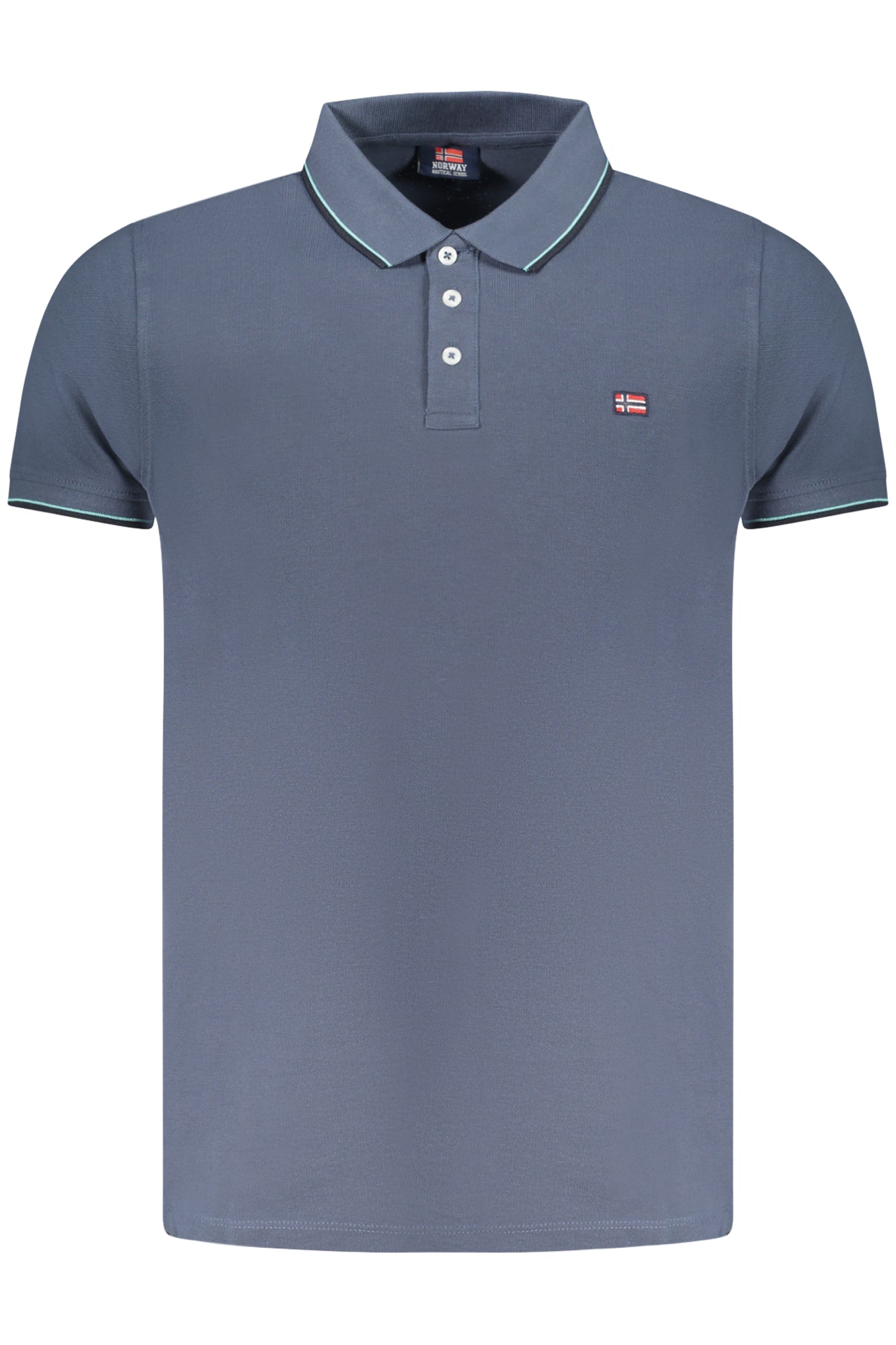 NORWAY 1963 MEN'S SHORT SLEEVE POLO BLUE