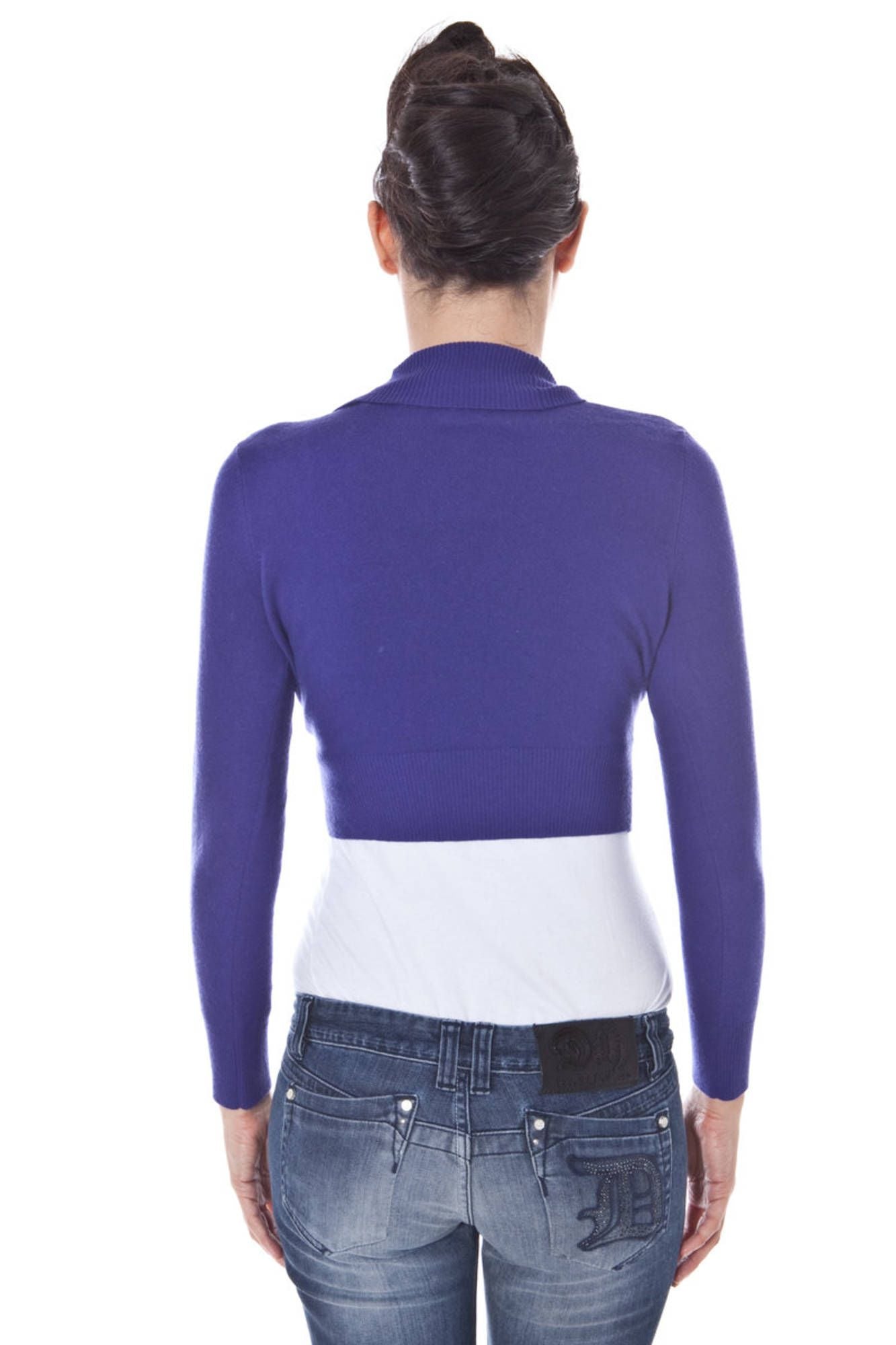 DATCH SHRUG LONG SLEEVES PURPLE WOMAN