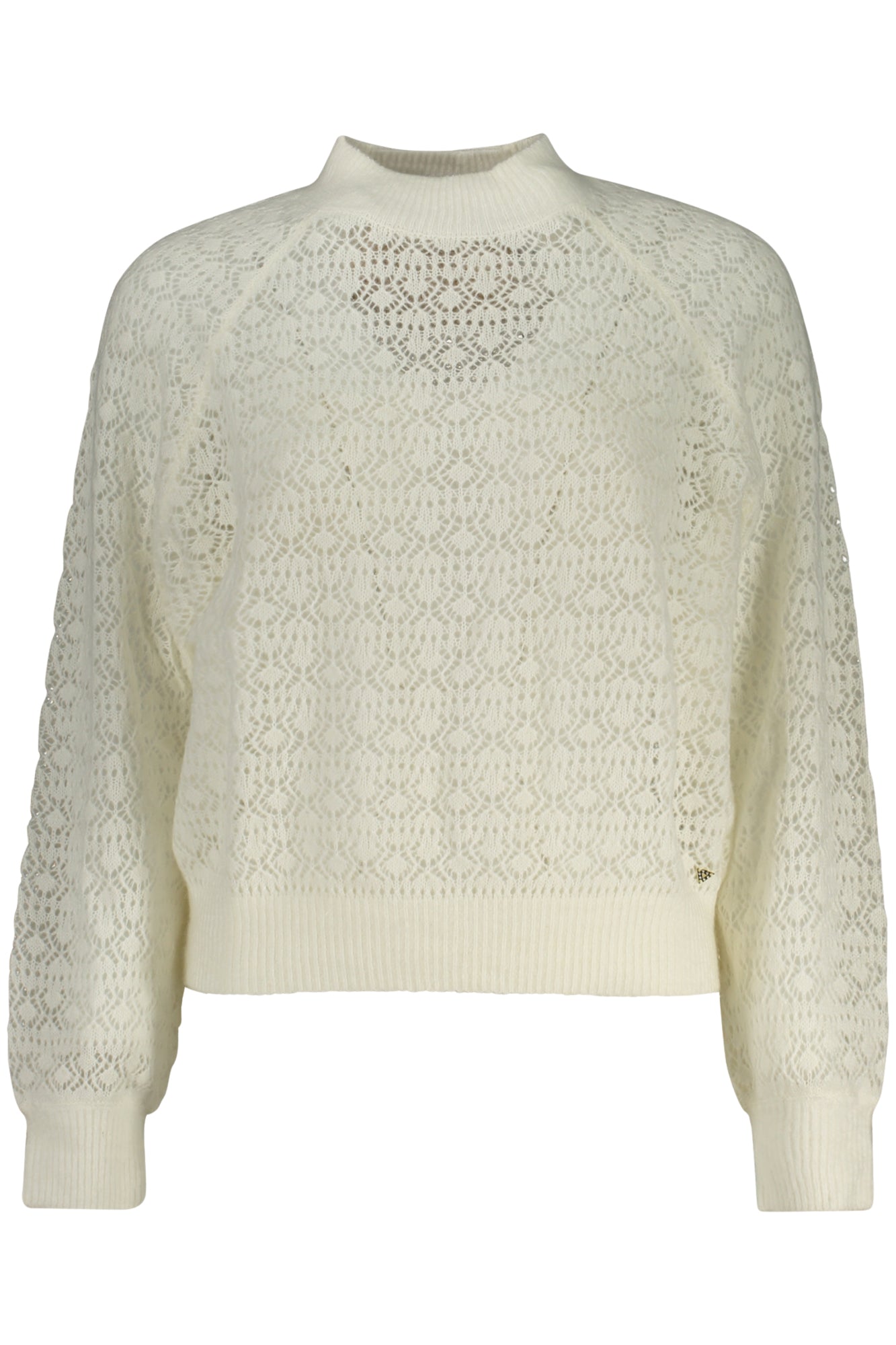 GUESS JEANS WOMEN'S WHITE SWEATER