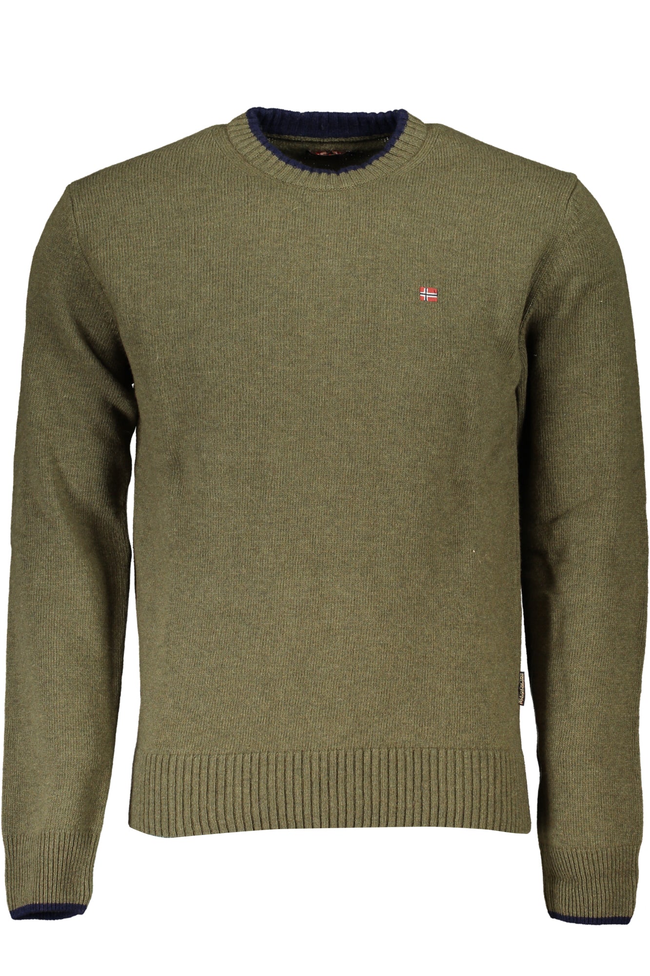NAPAPIJRI GREEN MEN'S SWEATER
