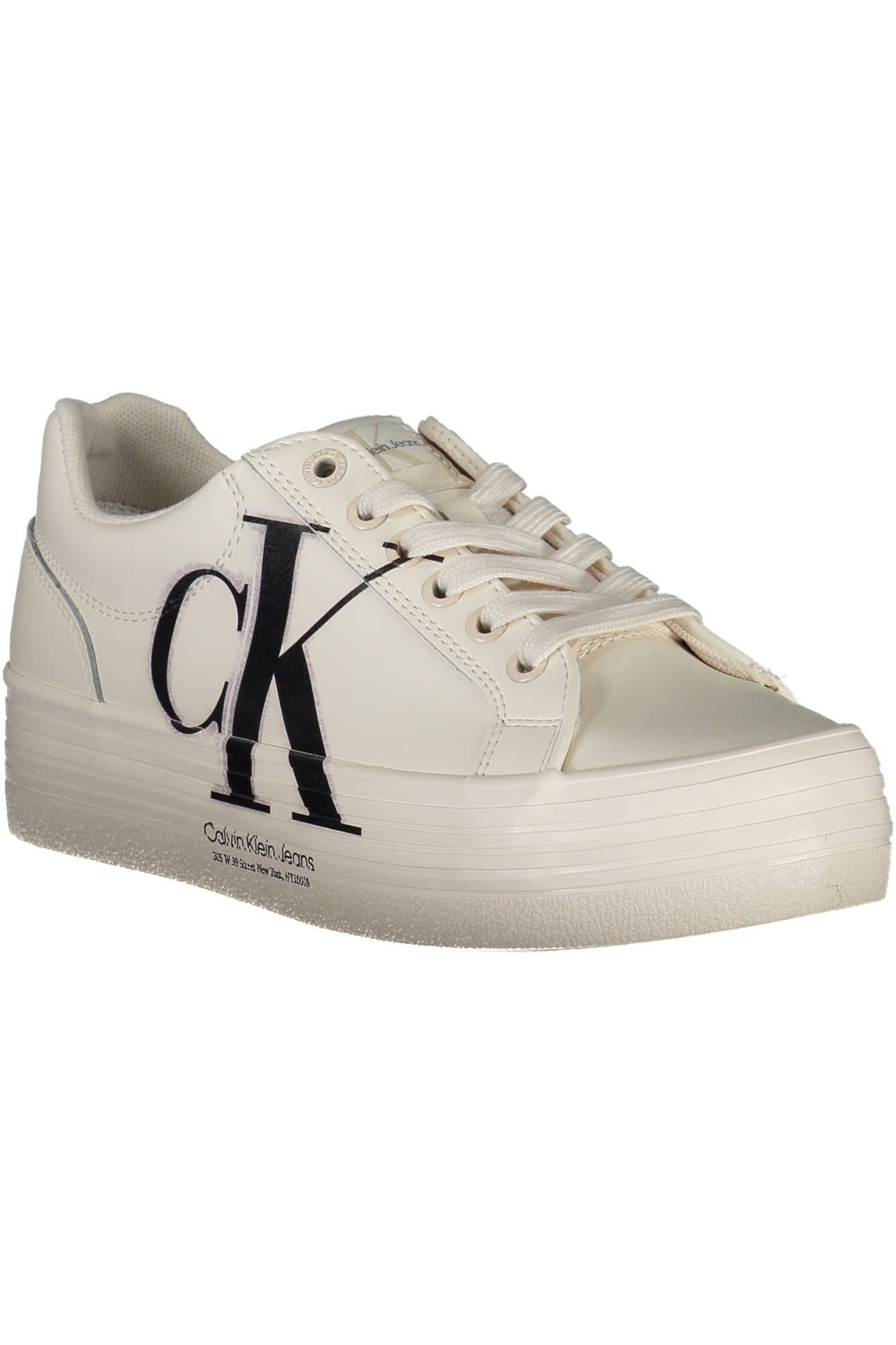 CALVIN KLEIN WHITE WOMEN'S SPORT SHOES