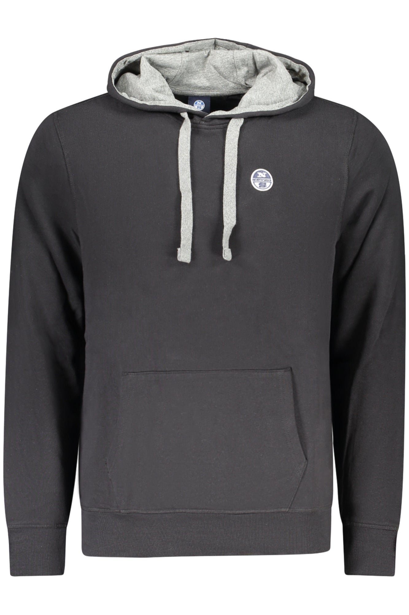 NORTH SAILS MEN'S BLACK ZIP-UP SWEATSHIRT