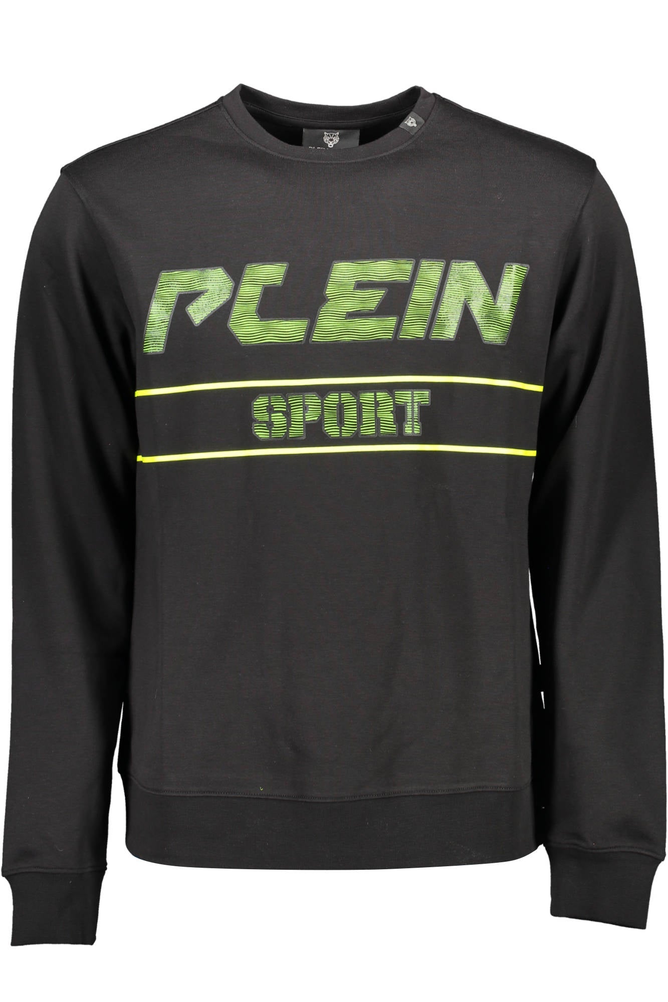 PLEIN SPORT SWEATSHIRT WITHOUT ZIP MAN BLACK