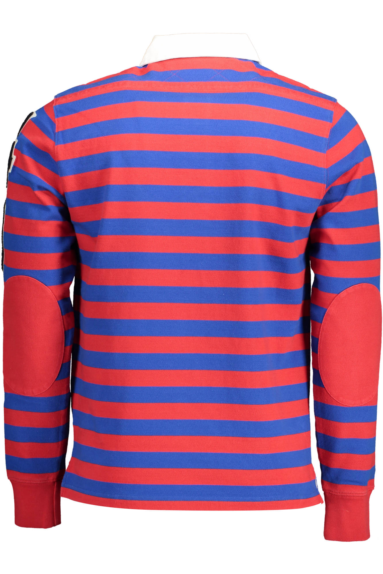 GANT MEN'S RED LONG SLEEVE POLO SHIRT