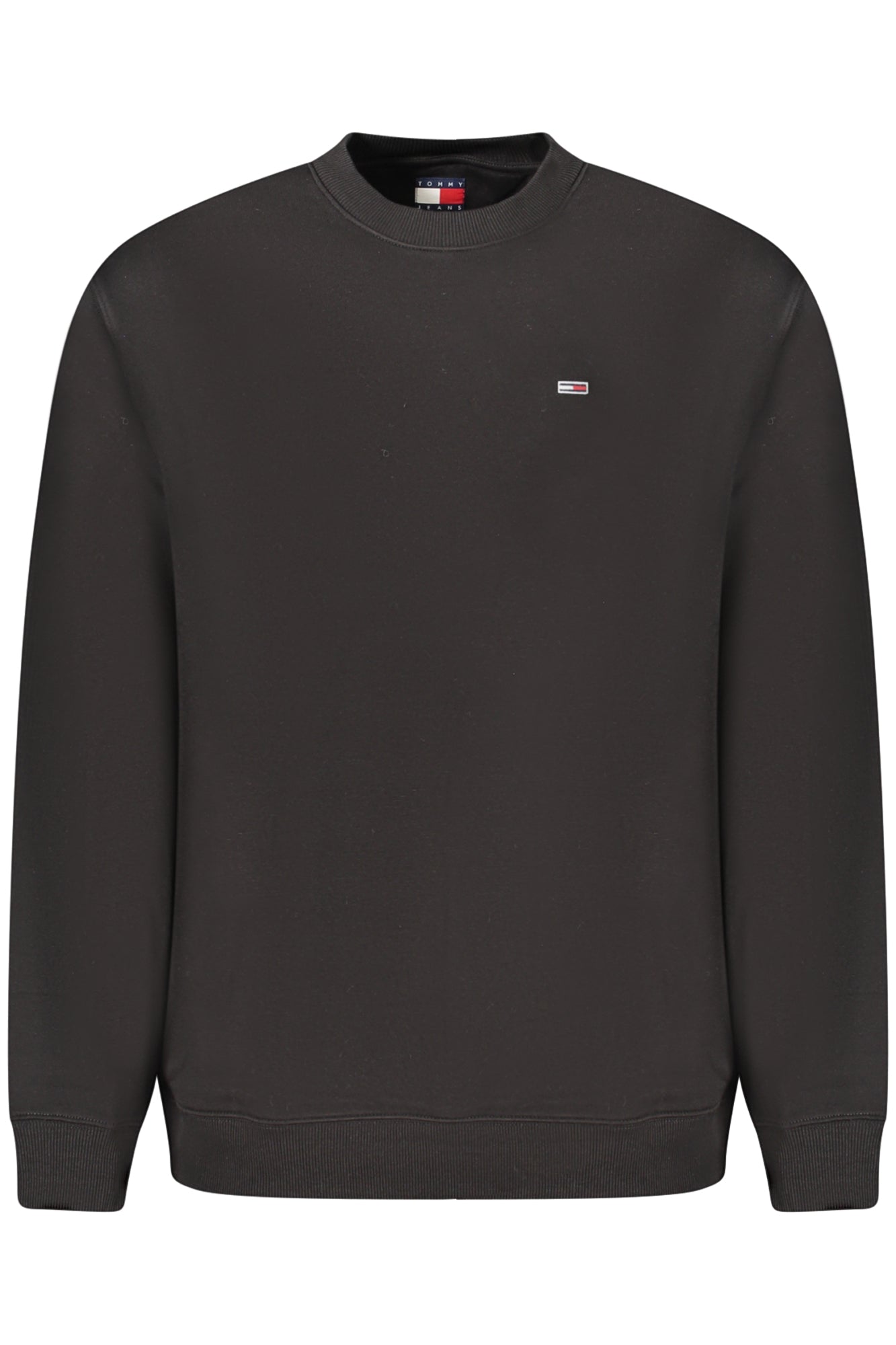 TOMMY HILFIGER MEN'S BLACK ZIP-UP SWEATSHIRT