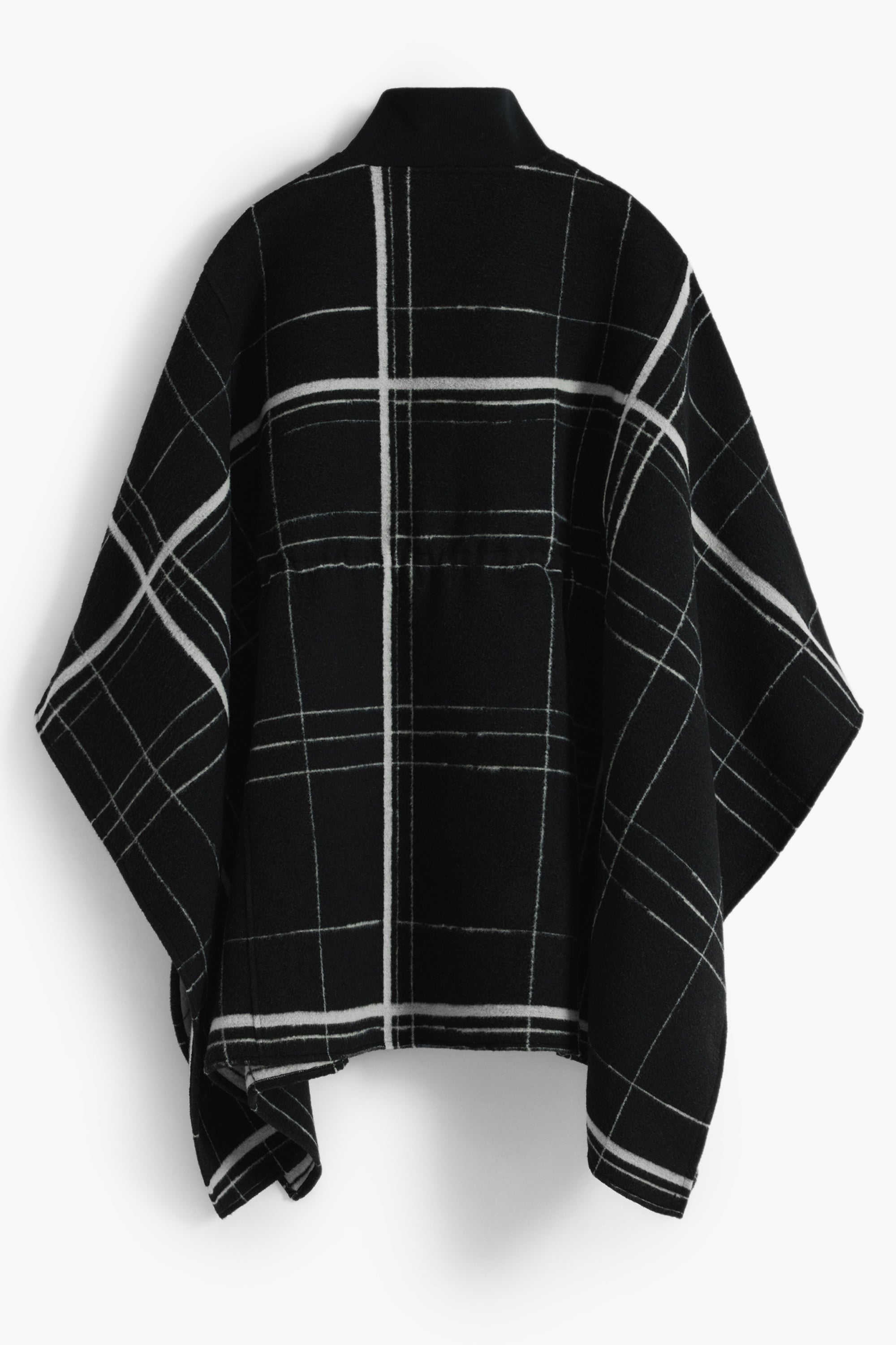 DESIGUAL WOMEN'S BLACK PONCHO