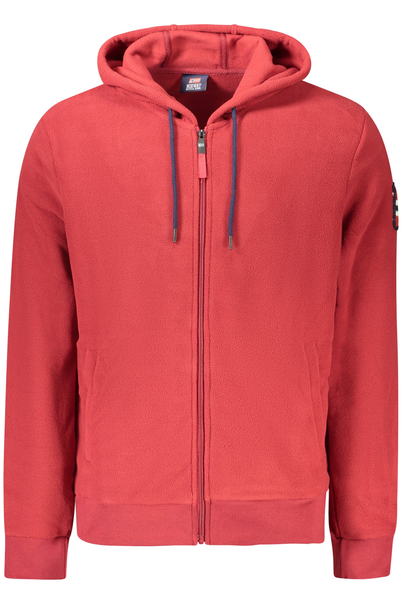 NORWAY 1963 MEN'S RED ZIP-UP SWEATSHIRT