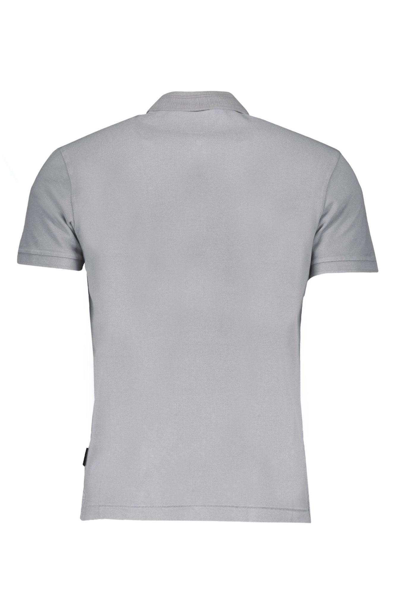 NAPAPIJRI MEN'S GRAY SHORT SLEEVED POLO SHIRT