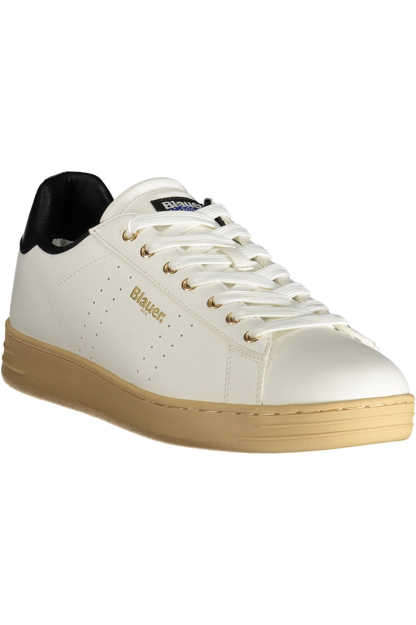 BLAUER WHITE MEN'S SPORTS SHOES