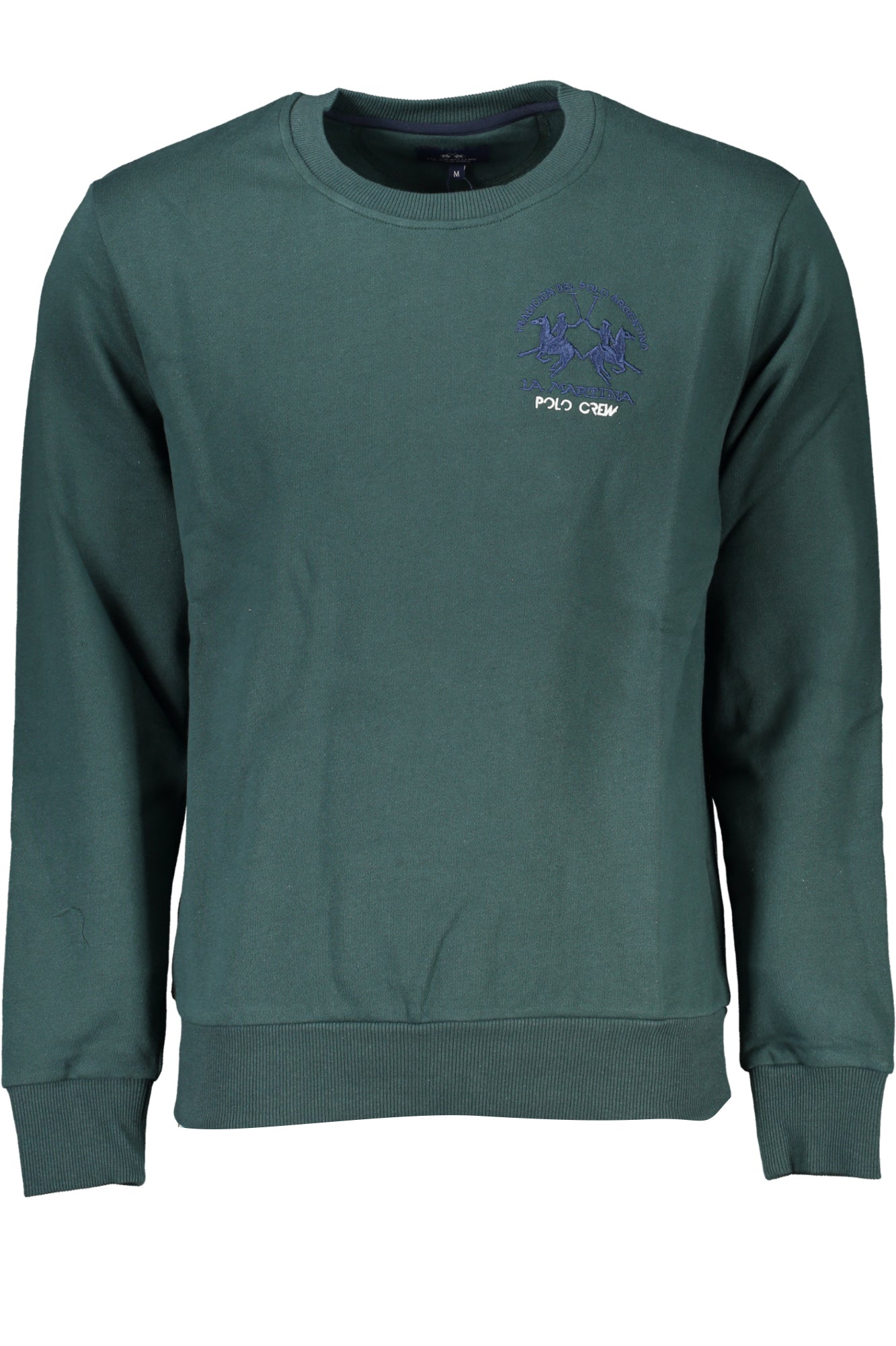 LA MARTINA GREEN MEN'S ZIPLESS SWEATSHIRT