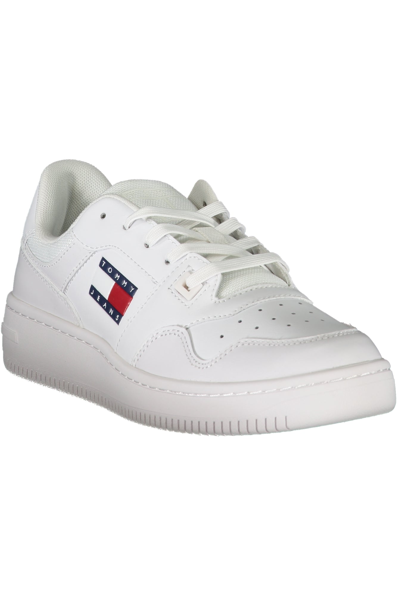 TOMMY HILFIGER WHITE WOMEN'S SPORTS SHOES