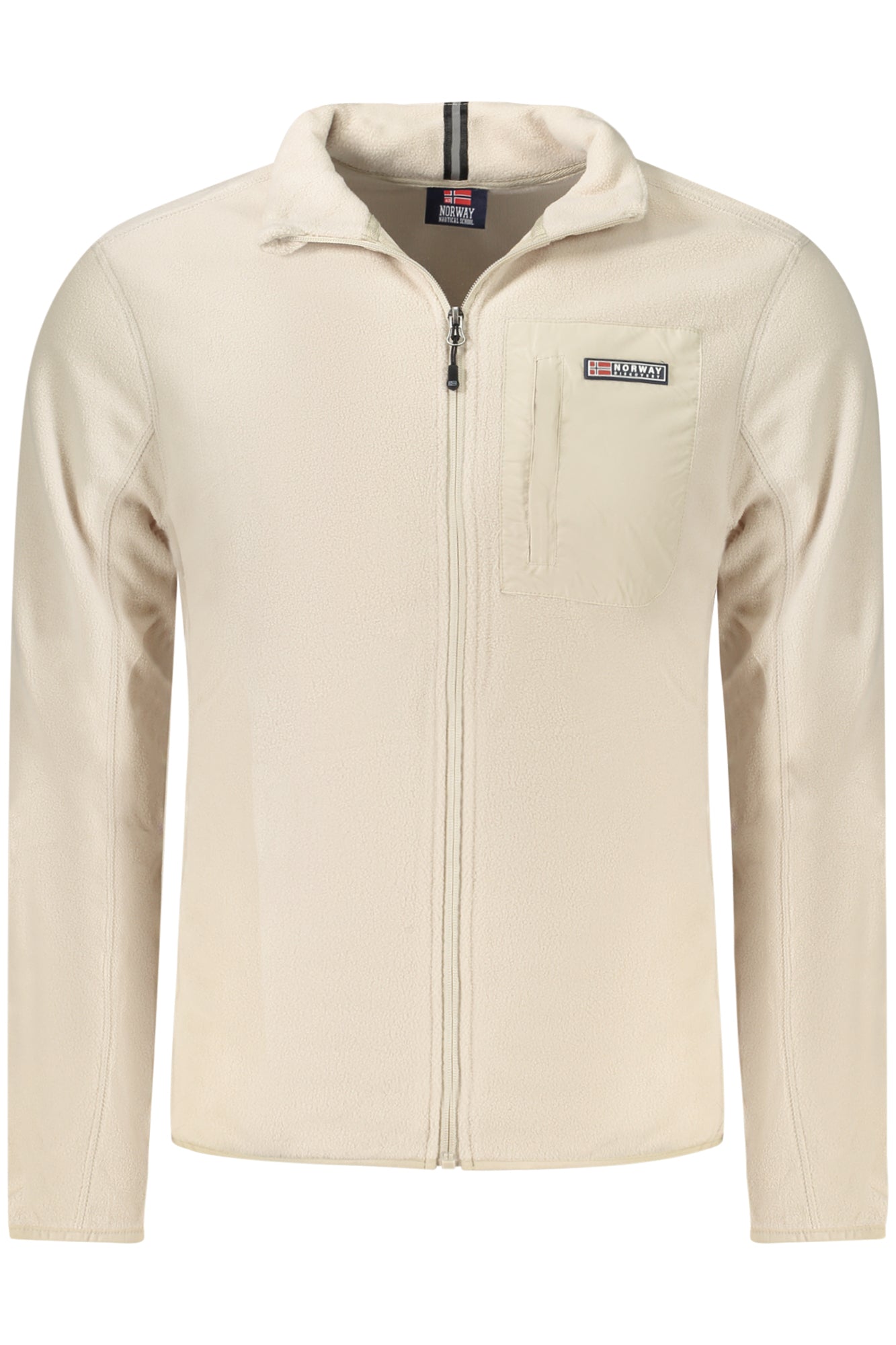 NORWAY 1963 MEN'S BEIGE ZIP-UP SWEATSHIRT