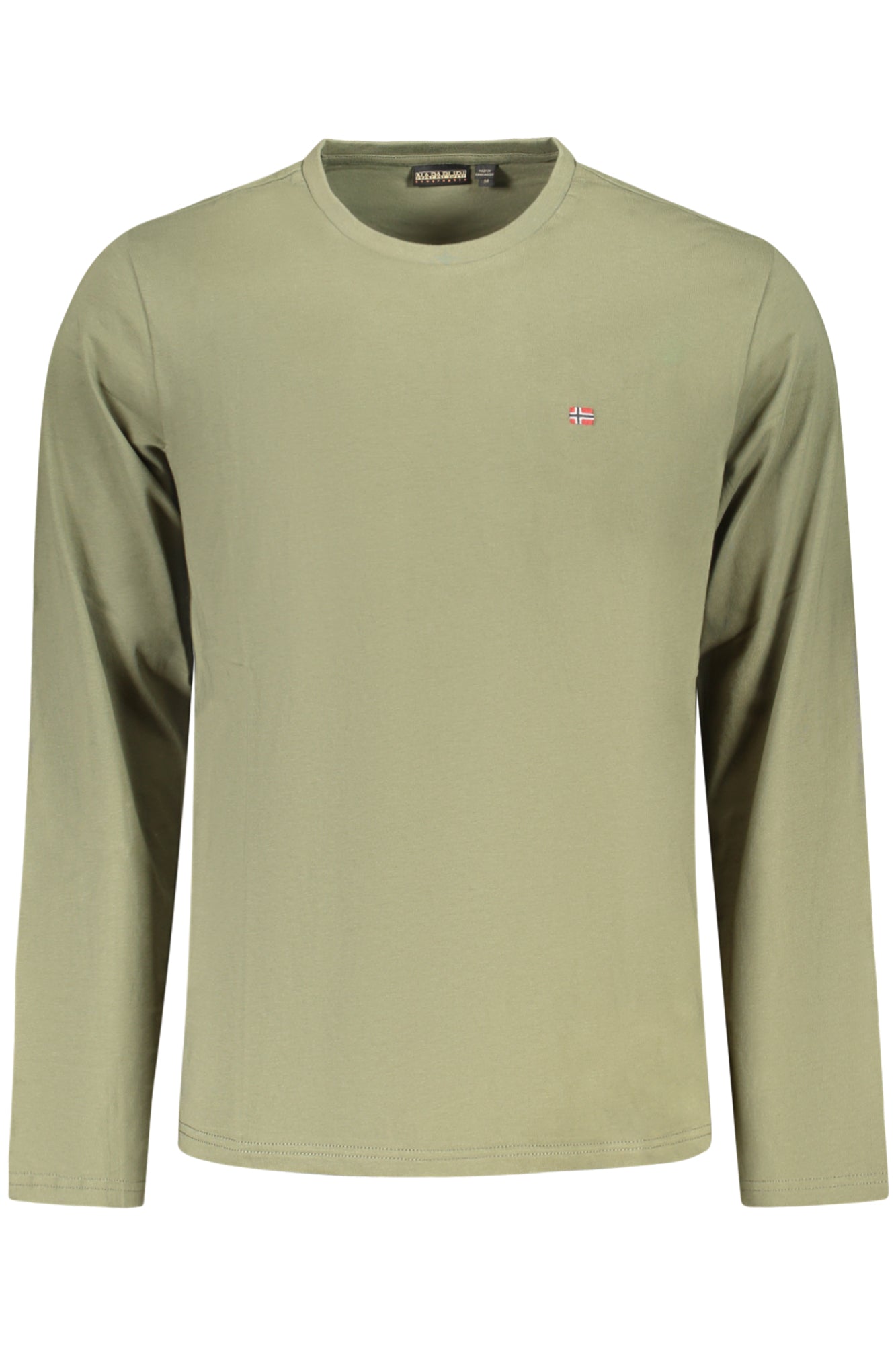NAPAPIJRI MEN'S LONG-SLEEVED T-SHIRT GREEN