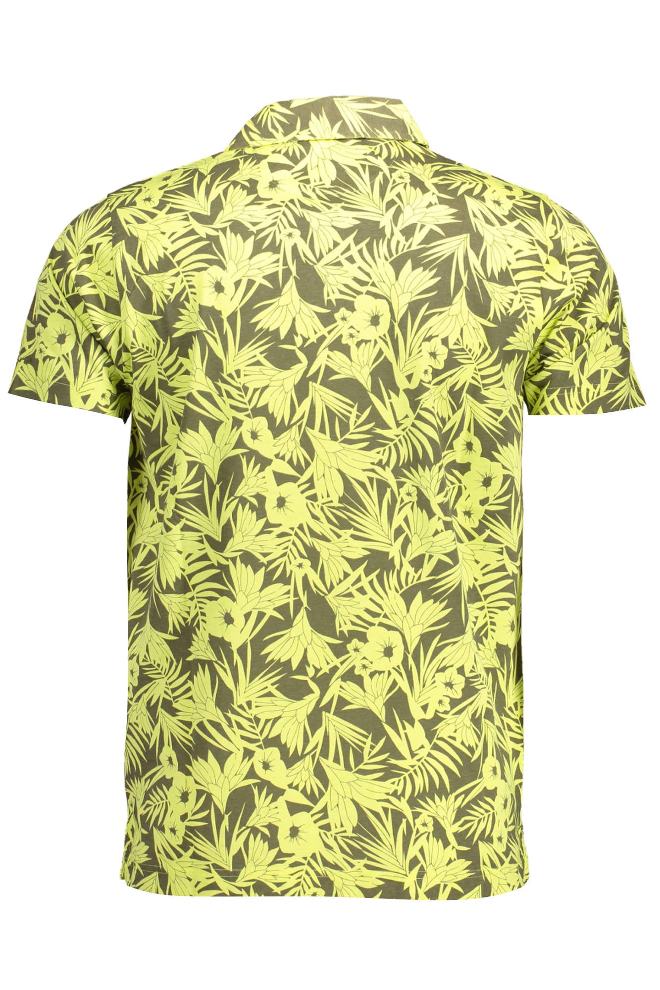 GANT MEN'S SHORT SLEEVE YELLOW POLO SHIRT