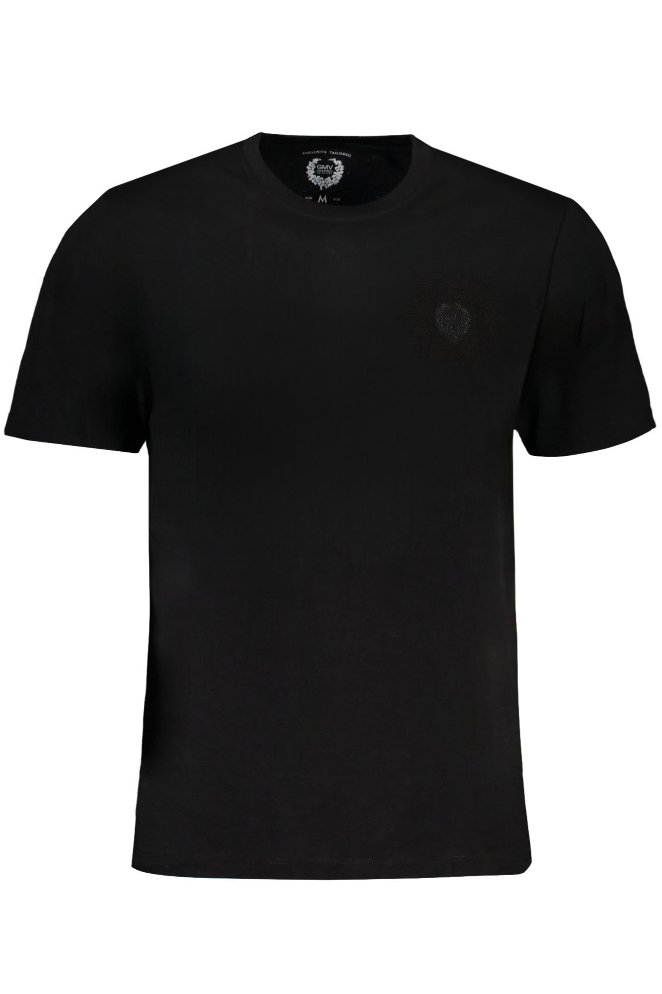 GIAN MARCO VENTURI MEN'S SHORT SLEEVED T-SHIRT BLACK