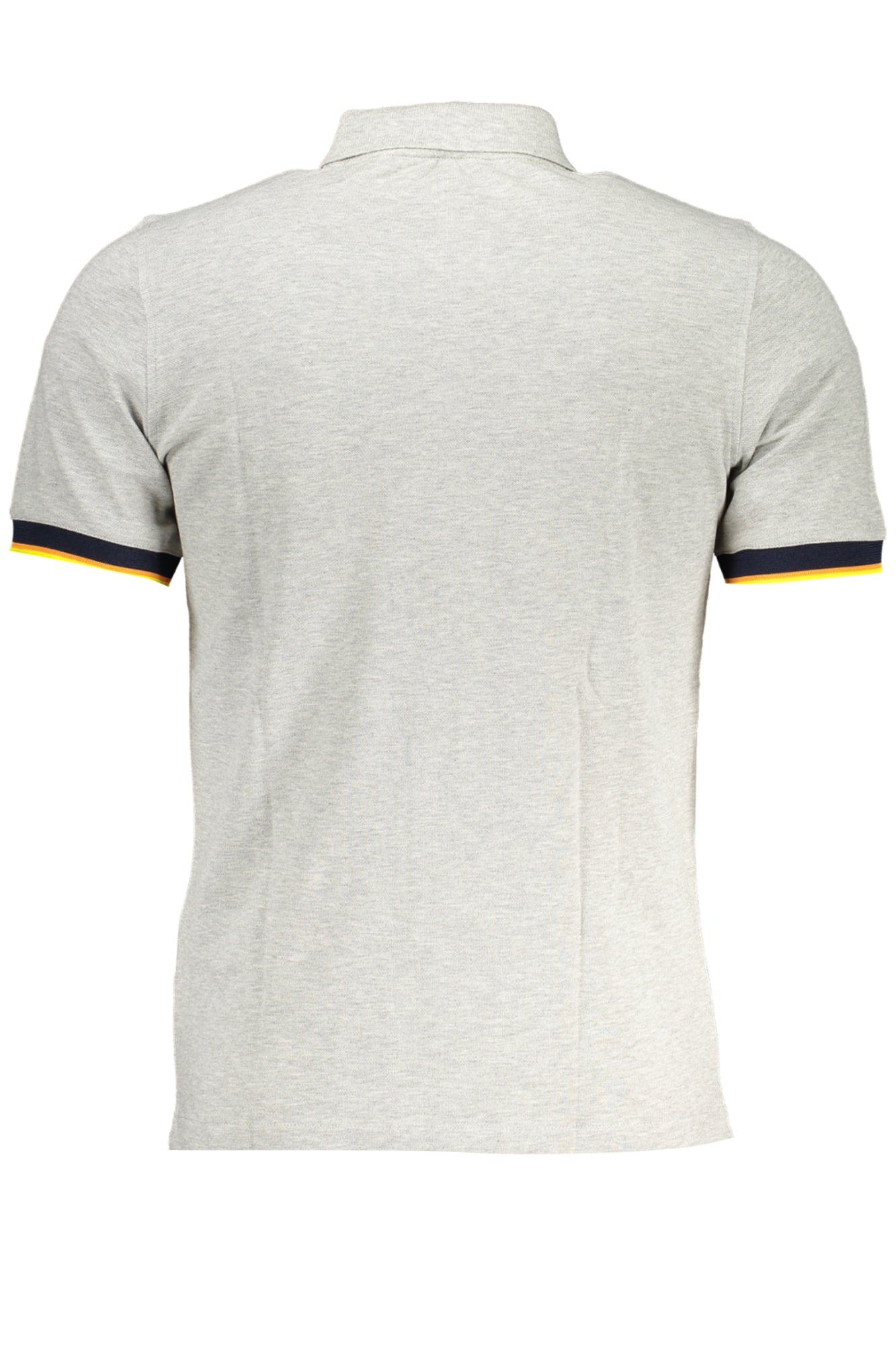 K-WAY GRAY MEN'S SHORT SLEEVED POLO SHIRT