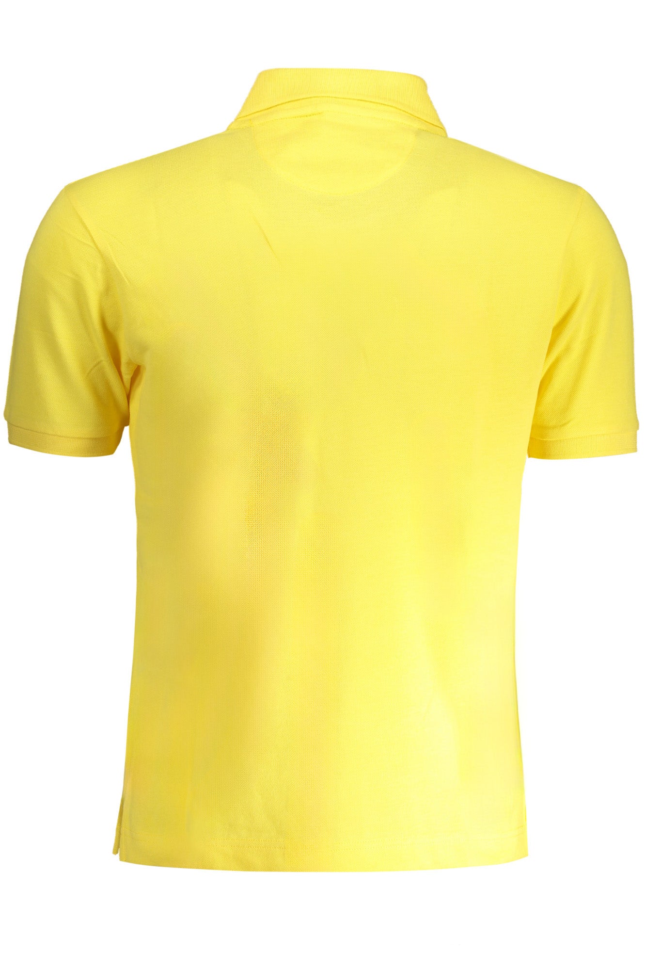 LA MARTINA YELLOW MEN'S SHORT SLEEVED POLO SHIRT