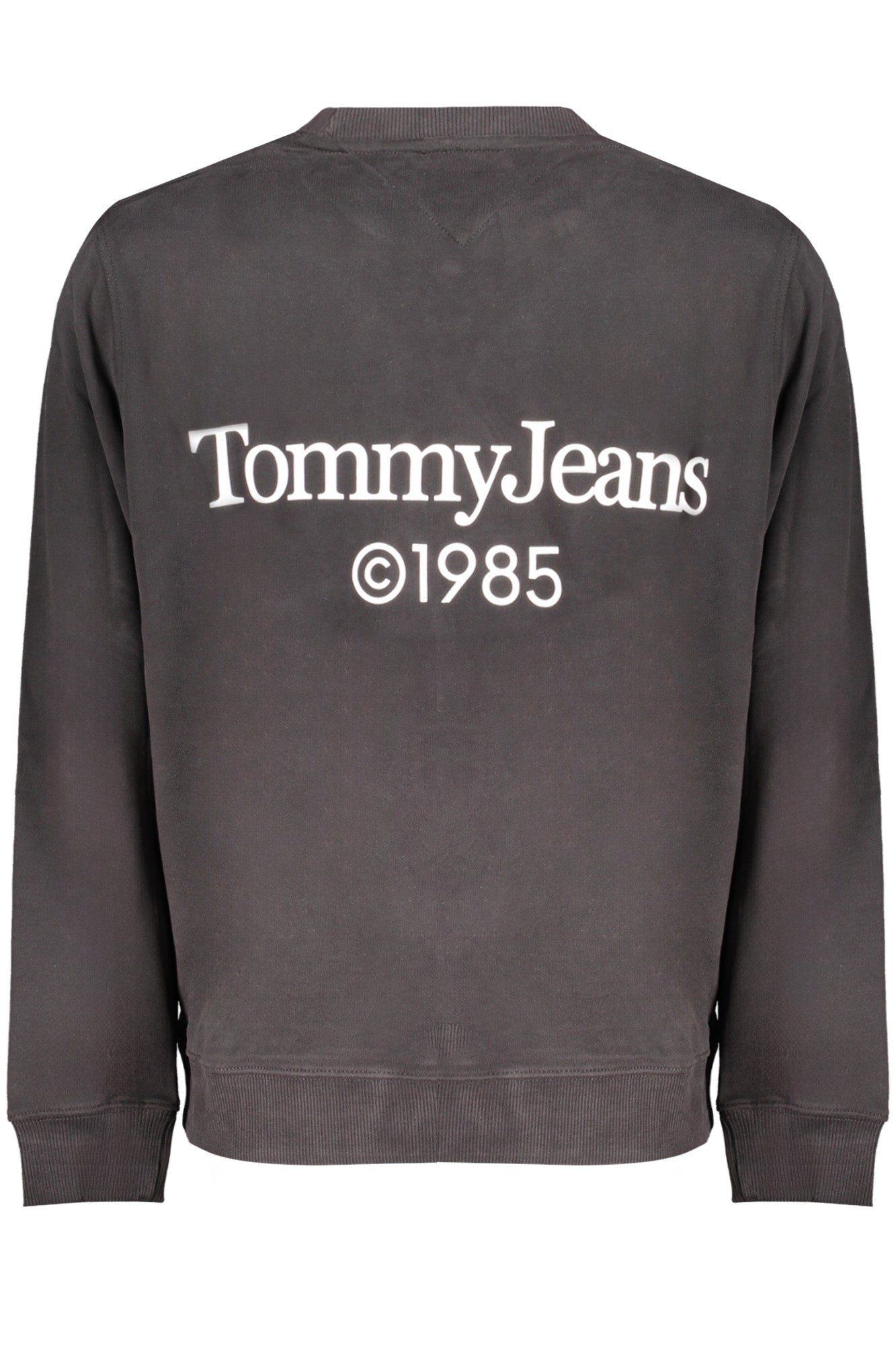 TOMMY HILFIGER MEN'S BLACK ZIPLESS SWEATSHIRT