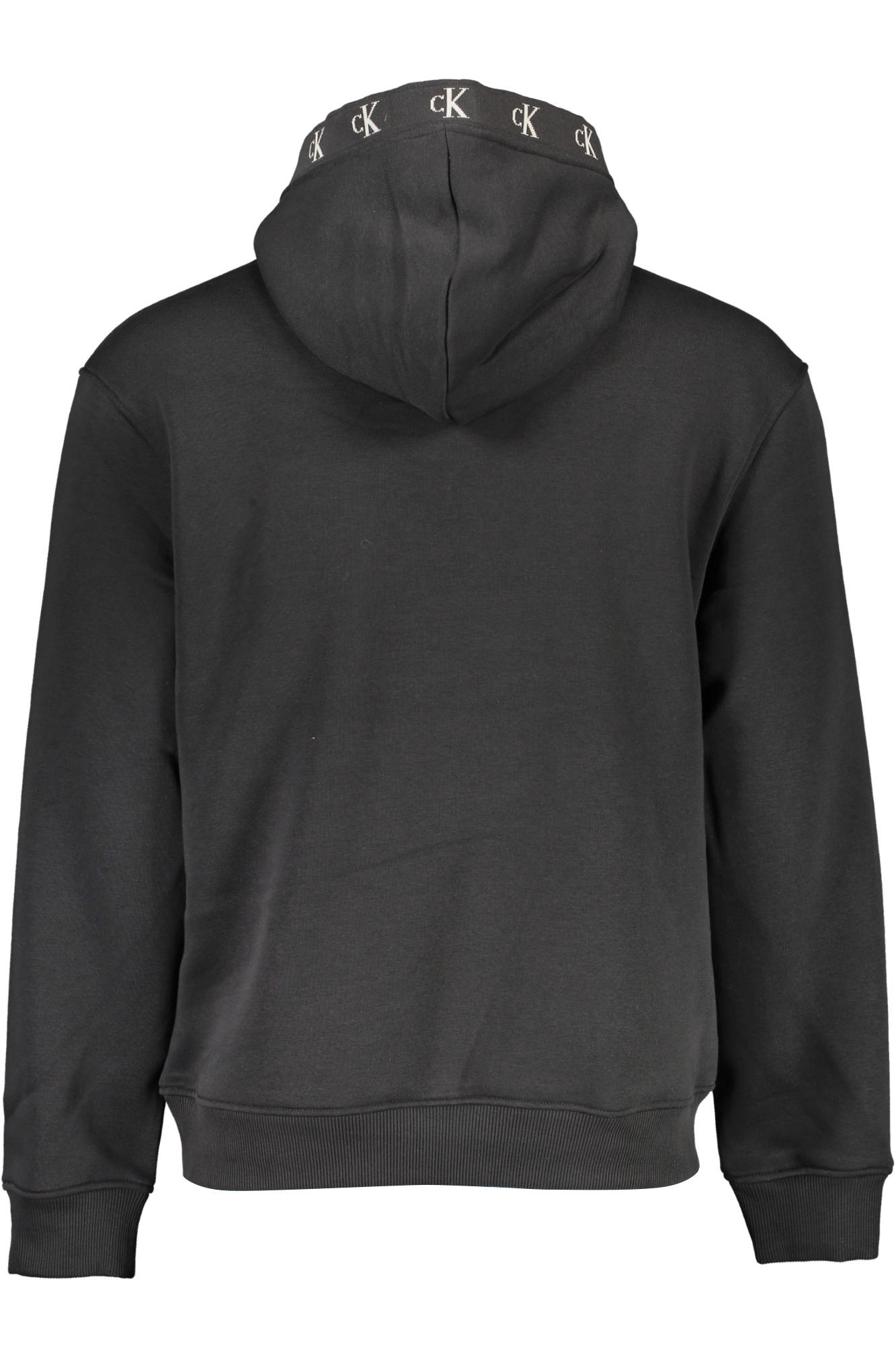 CALVIN KLEIN MEN'S BLACK ZIP-UP SWEATSHIRT