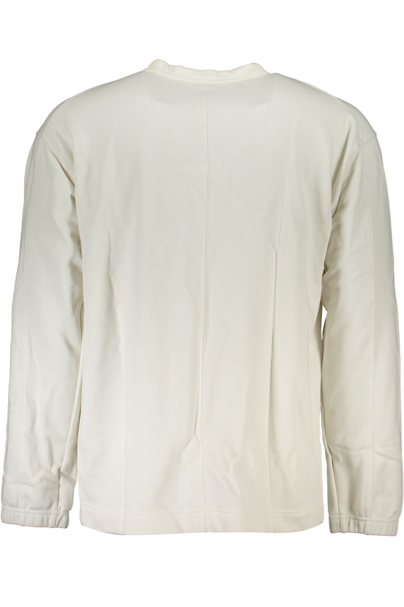 CALVIN KLEIN MEN'S WHITE ZIPLESS SWEATSHIRT