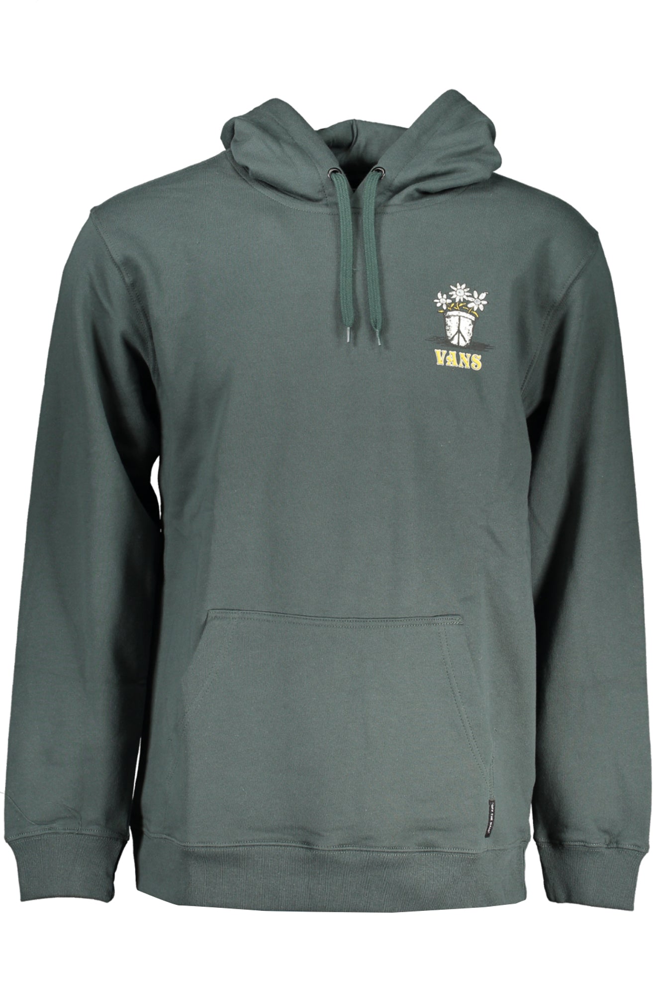 VANS GREEN MEN'S ZIPLESS SWEATSHIRT