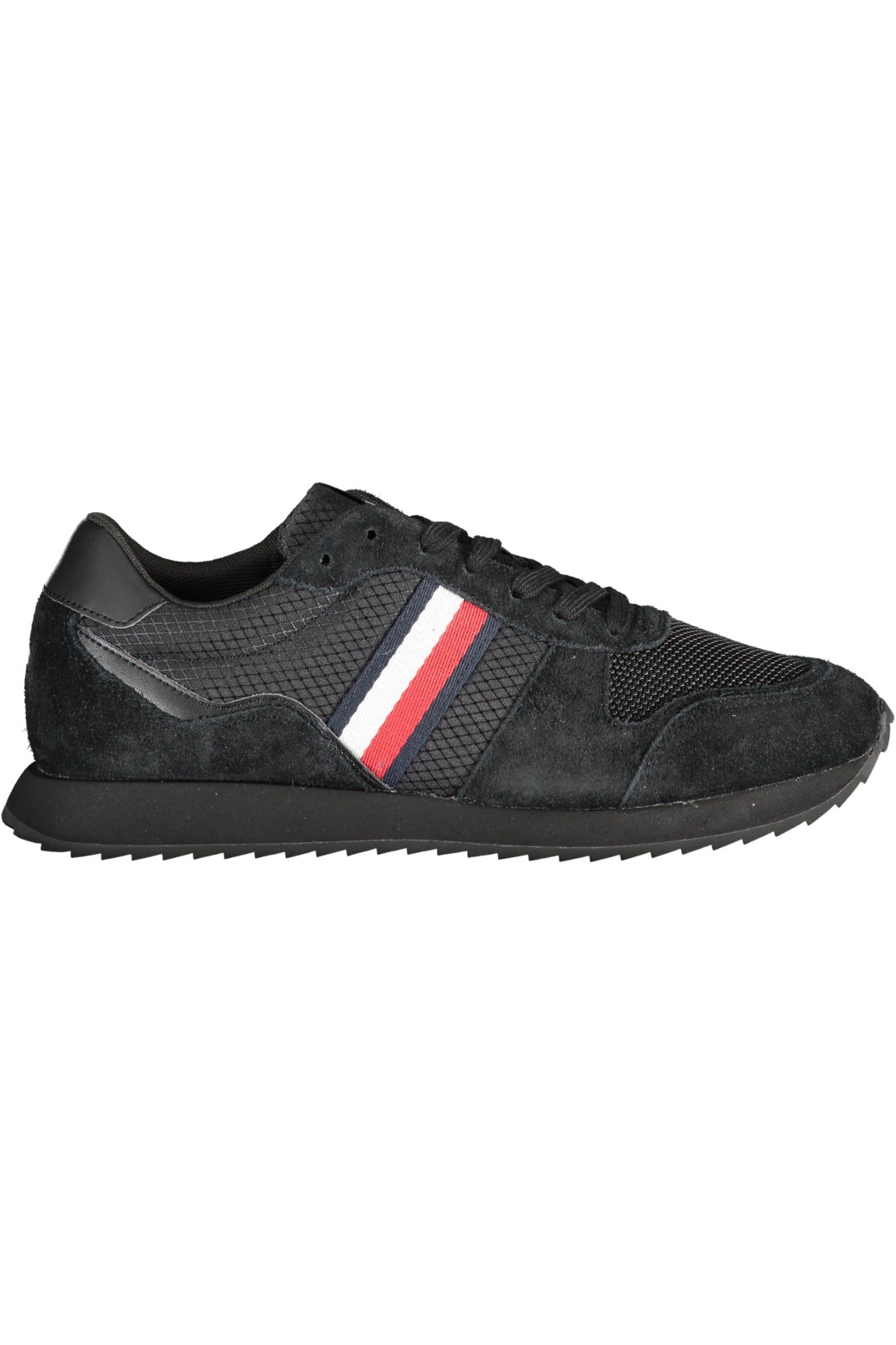 TOMMY HILFIGER BLACK MEN'S SPORTS SHOES