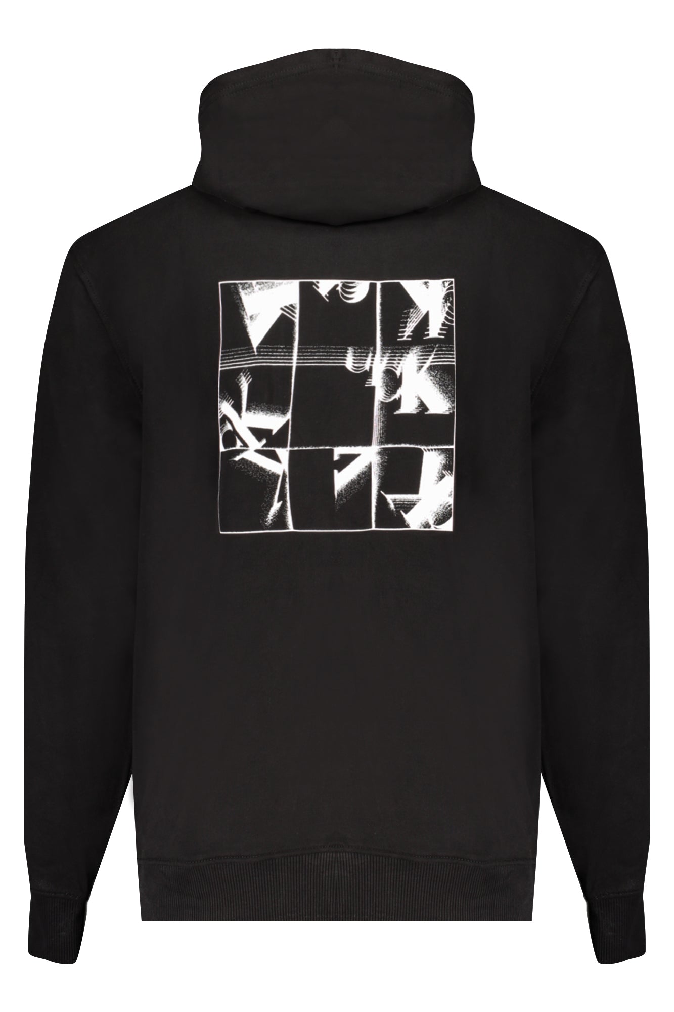 CALVIN KLEIN MEN'S BLACK ZIPLESS SWEATSHIRT