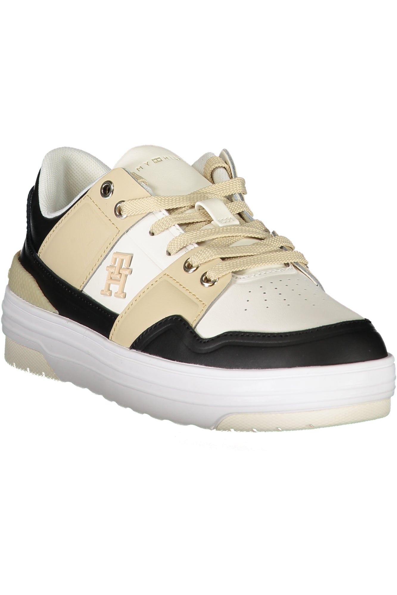 TOMMY HILFIGER WHITE WOMEN'S SPORTS SHOES