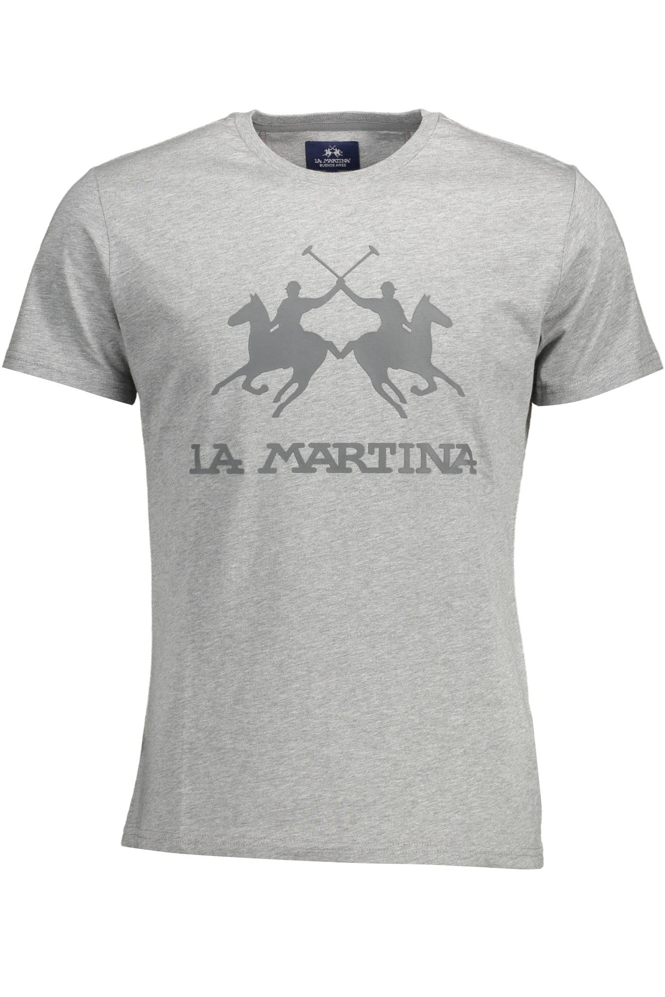 LA MARTINA SHORT SLEEVE T-SHIRT MEN GREY
