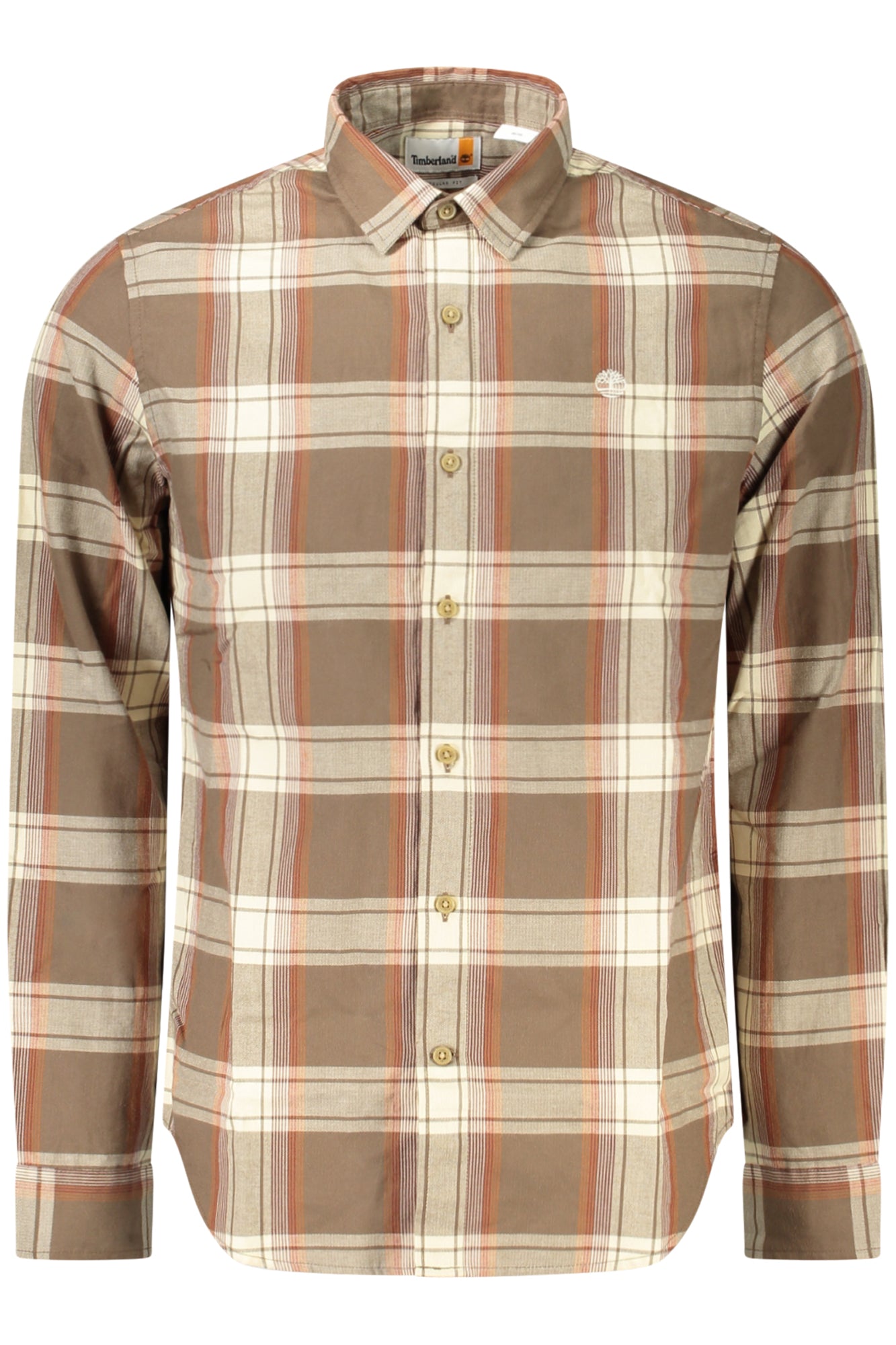 TIMBERLAND MEN'S LONG-SLEEVED SHIRT, BROWN