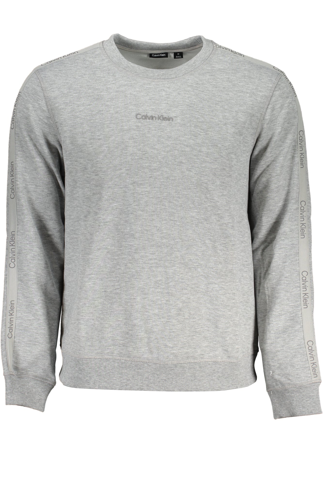 CALVIN KLEIN MEN'S GRAY ZIPLESS SWEATSHIRT