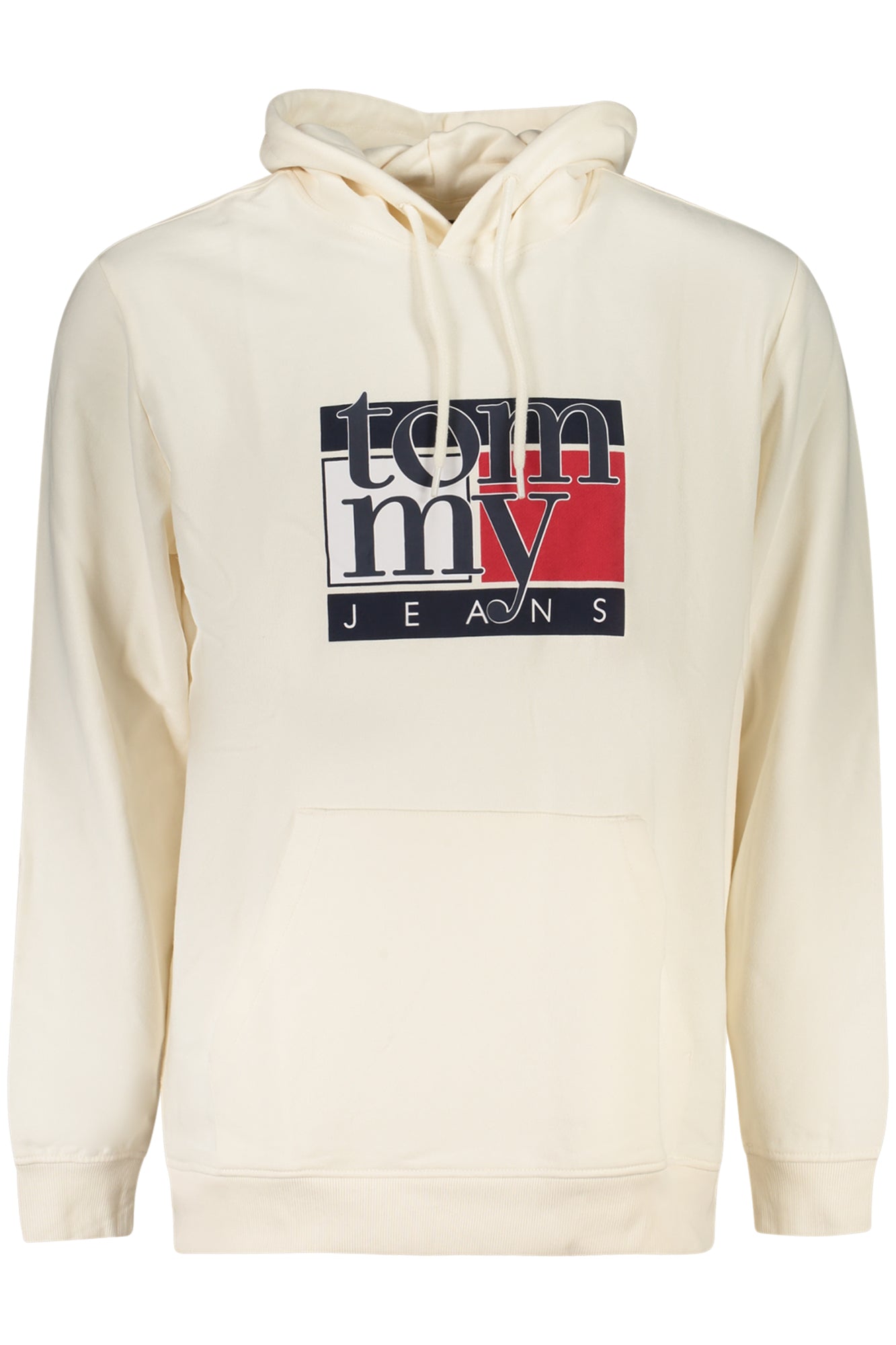 TOMMY HILFIGER MEN'S ZIP-UP SWEATSHIRT WHITE