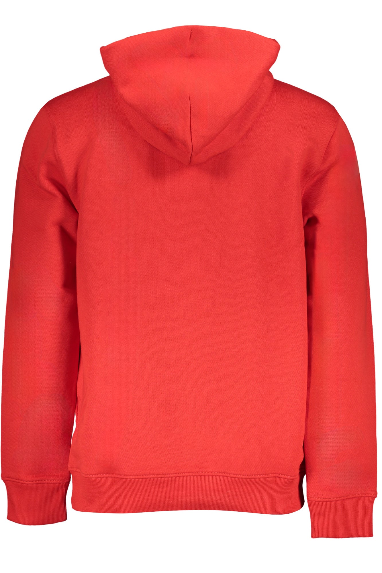 TOMMY HILFIGER MEN'S RED ZIP-OUT SWEATSHIRT