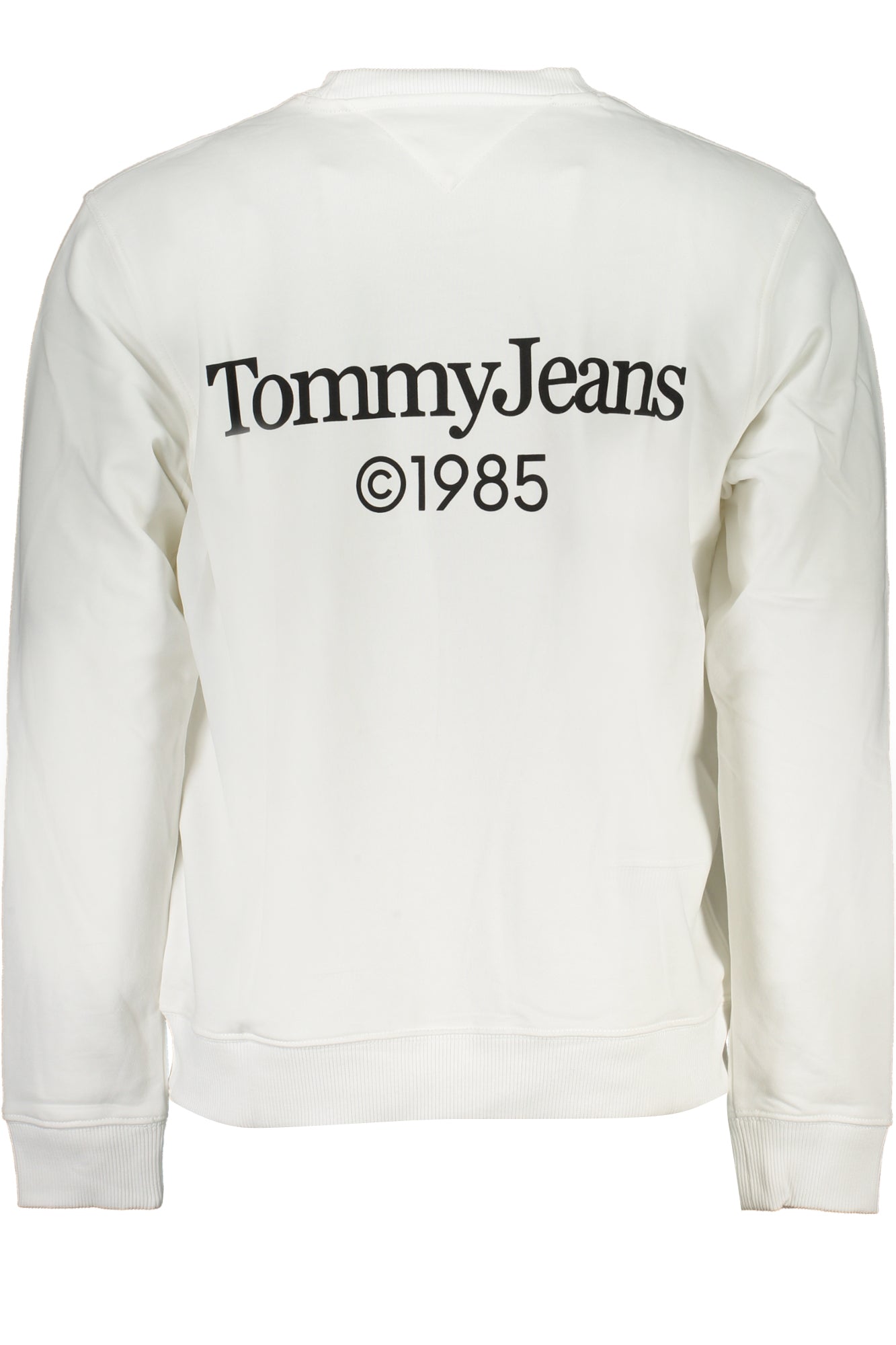 TOMMY HILFIGER MEN'S WHITE ZIPLESS SWEATSHIRT