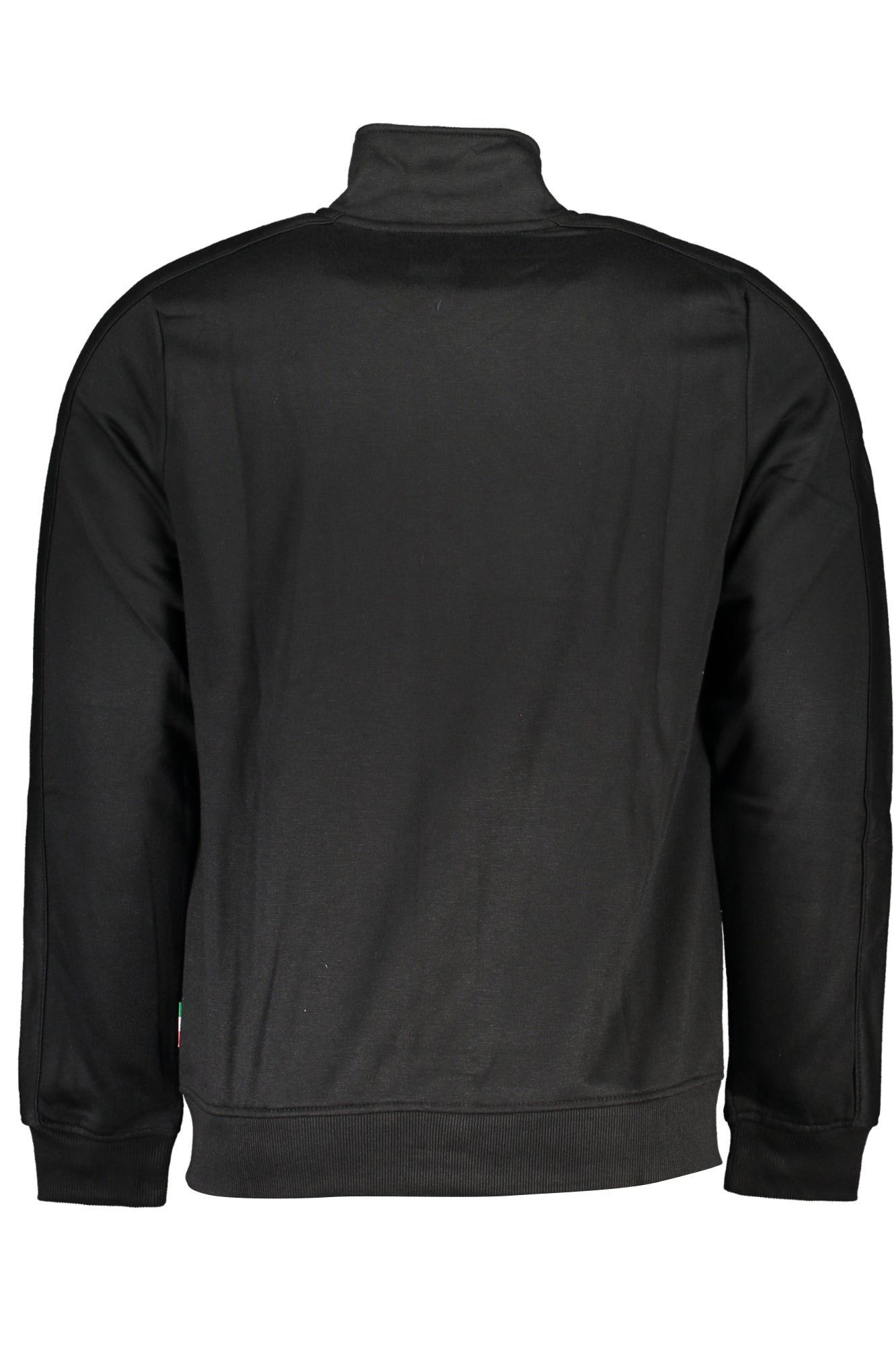 GIAN MARCO VENTURI MEN'S BLACK ZIP SWEATSHIRT