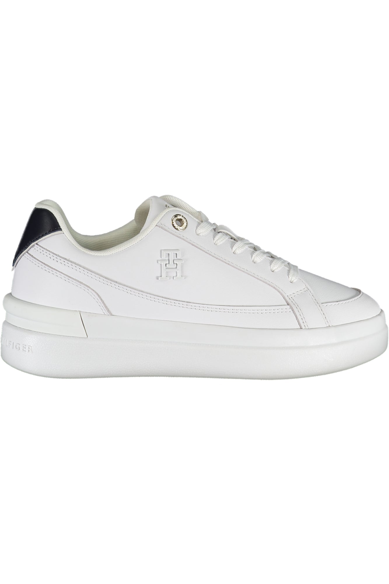 TOMMY HILFIGER WHITE WOMEN'S SPORTS SHOES