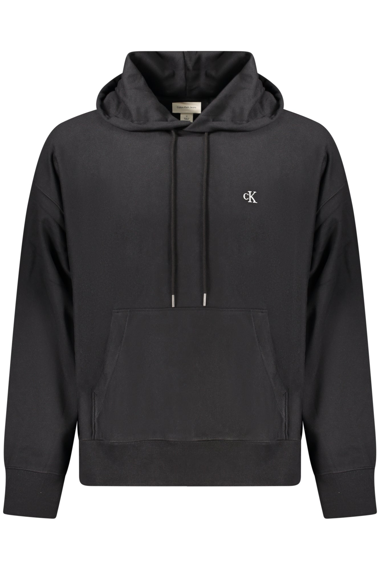CALVIN KLEIN MEN'S BLACK ZIP-UP SWEATSHIRT